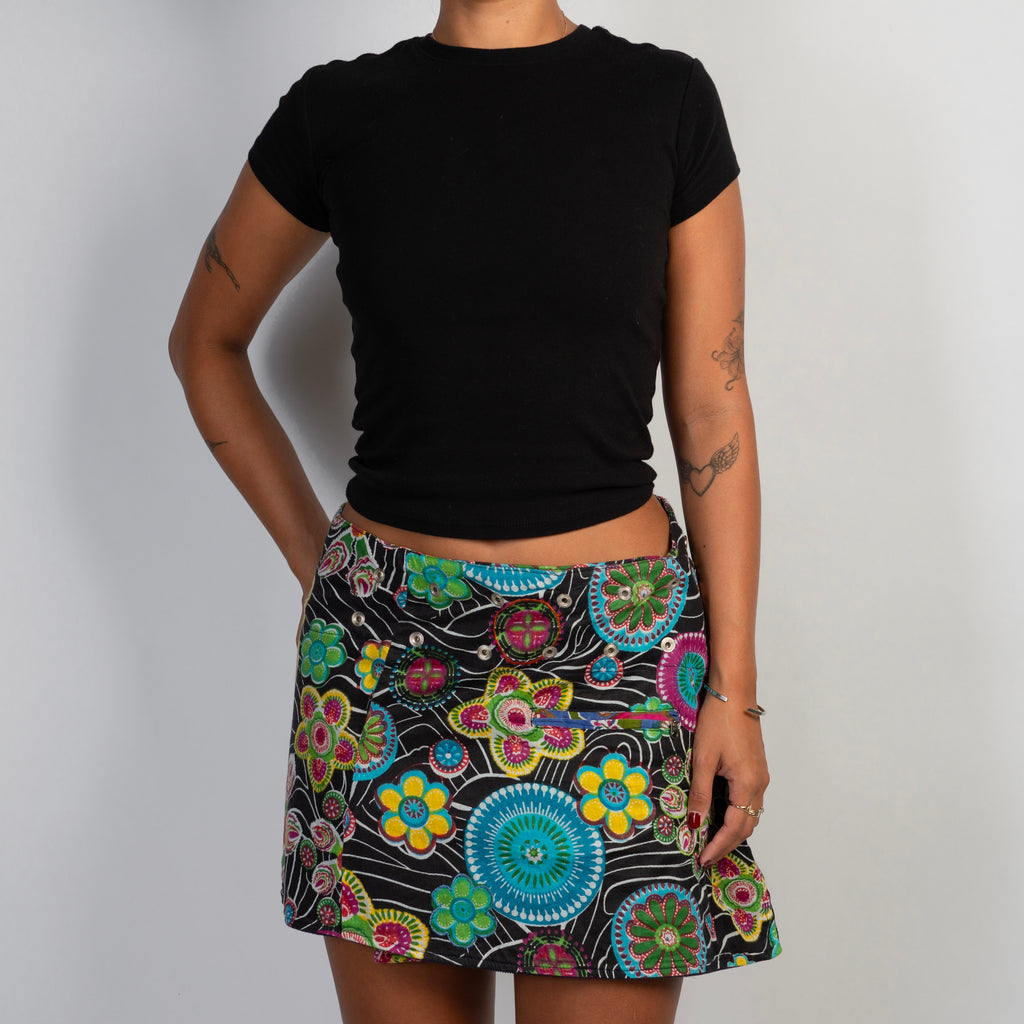 REVERSIBLE WRAP SKIRT