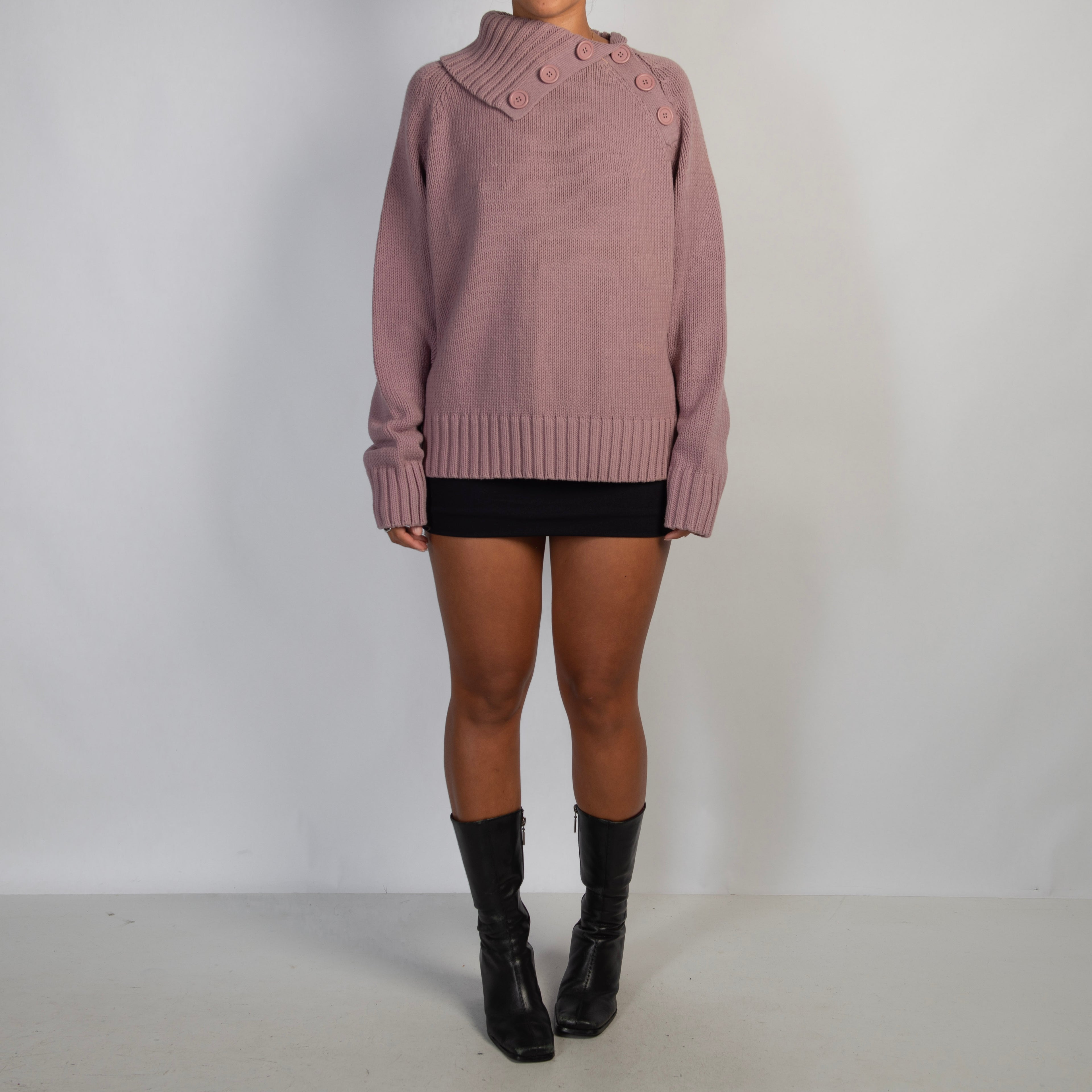 MAUVE KNIT SWEATER