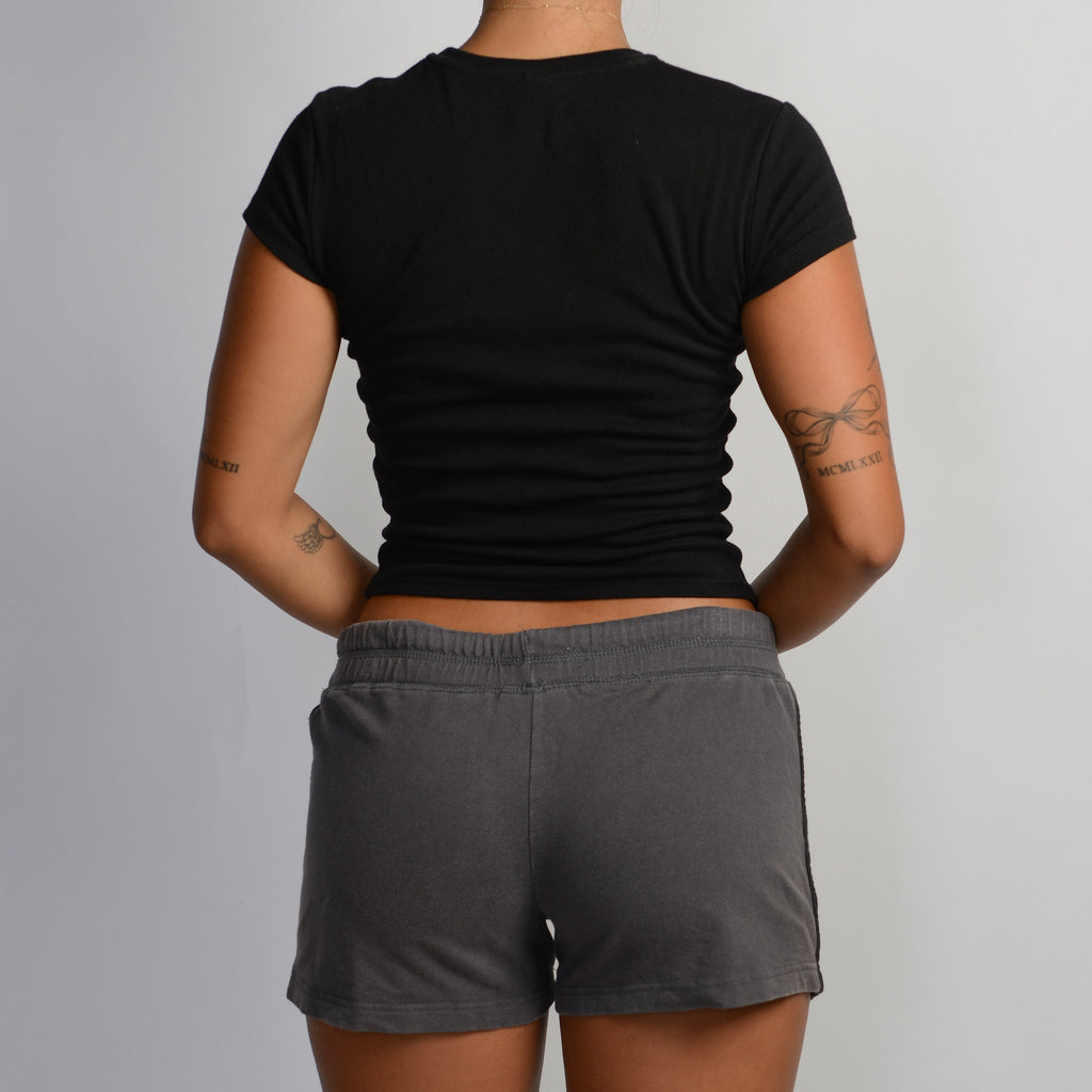 CHARCOAL LOUNGE SHORTS