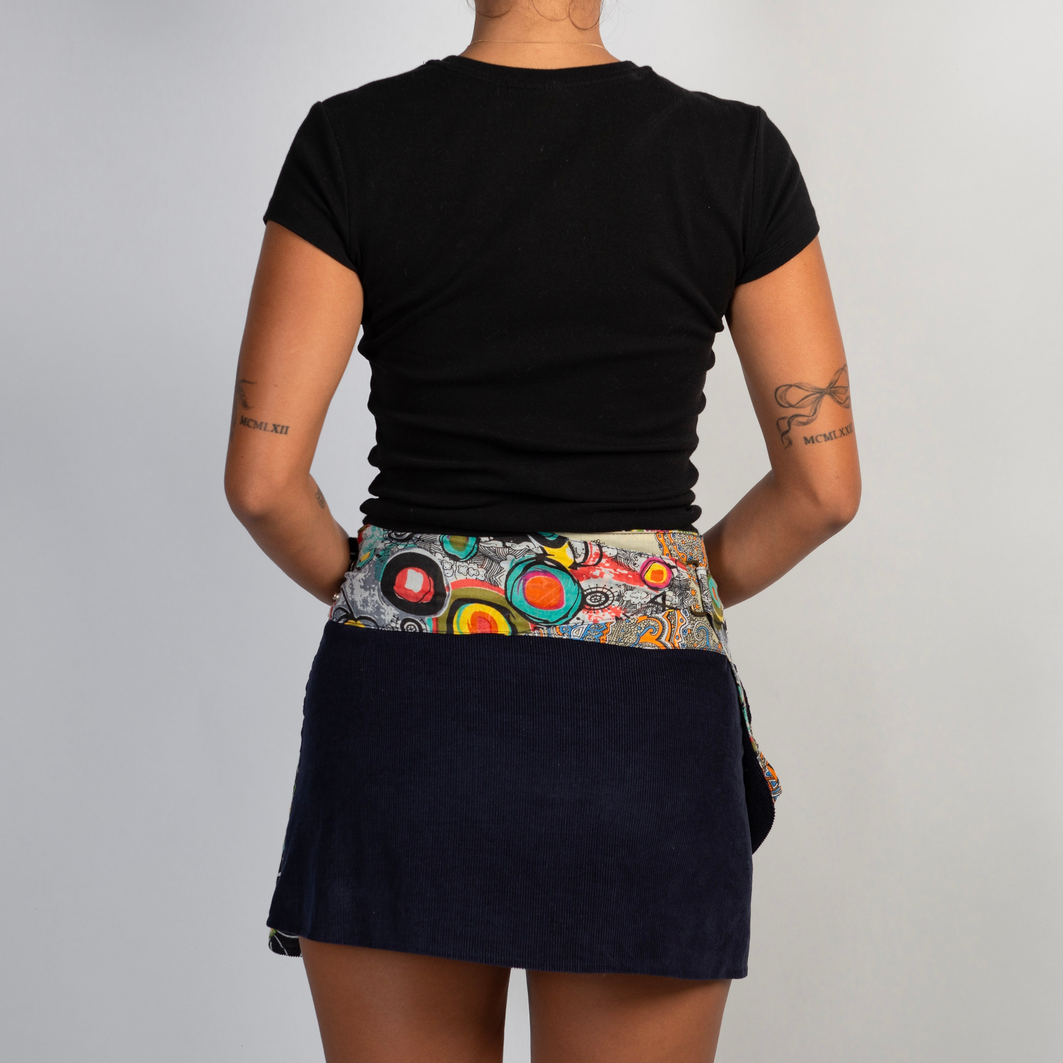 REVERSIBLE WRAP SKIRT