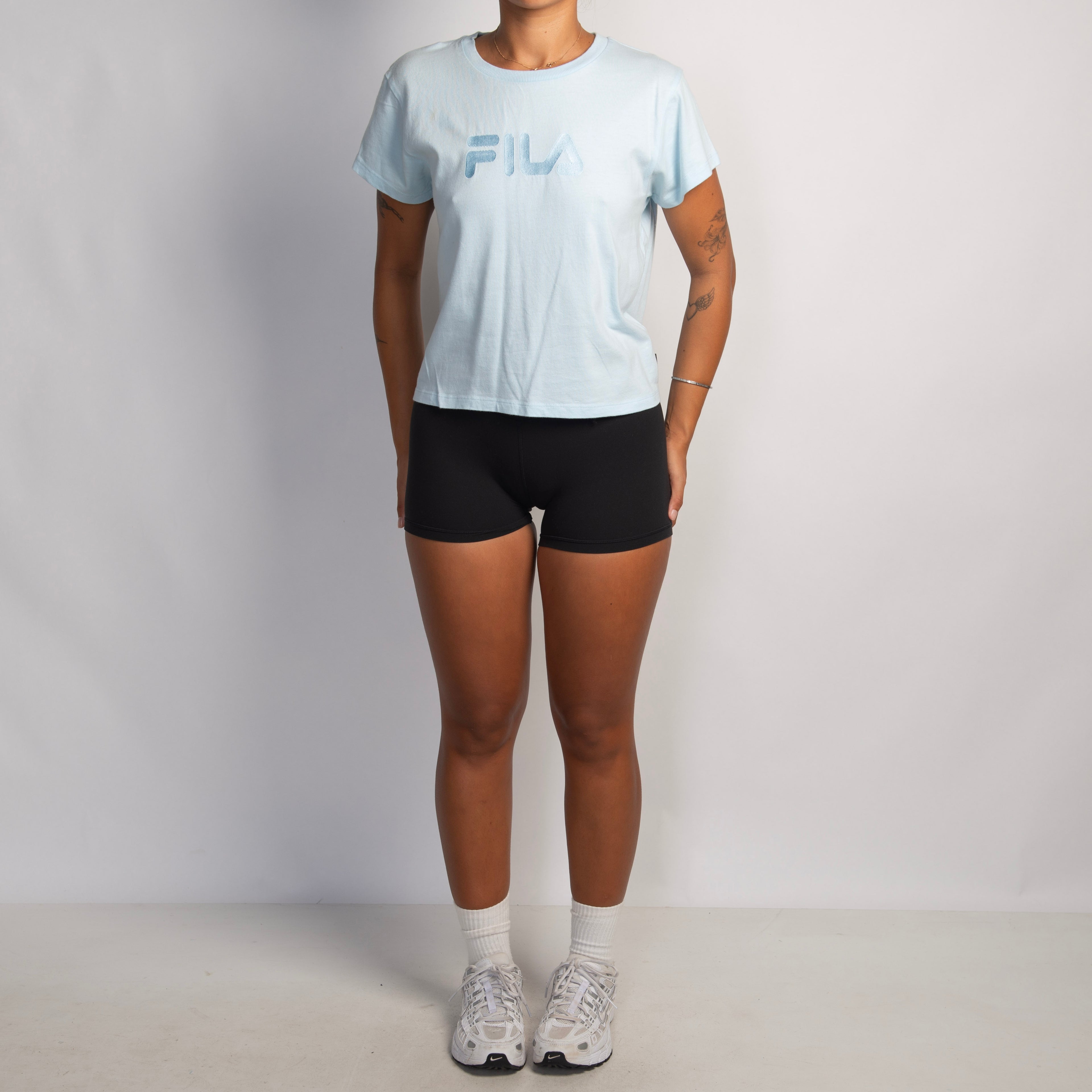 BABY BLUE COTTON TEE