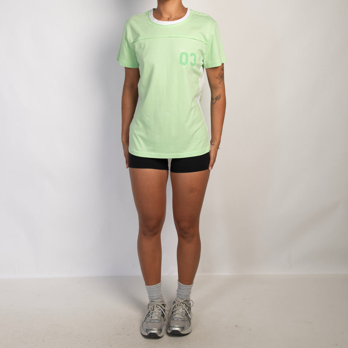 GREEN COTTON TEE