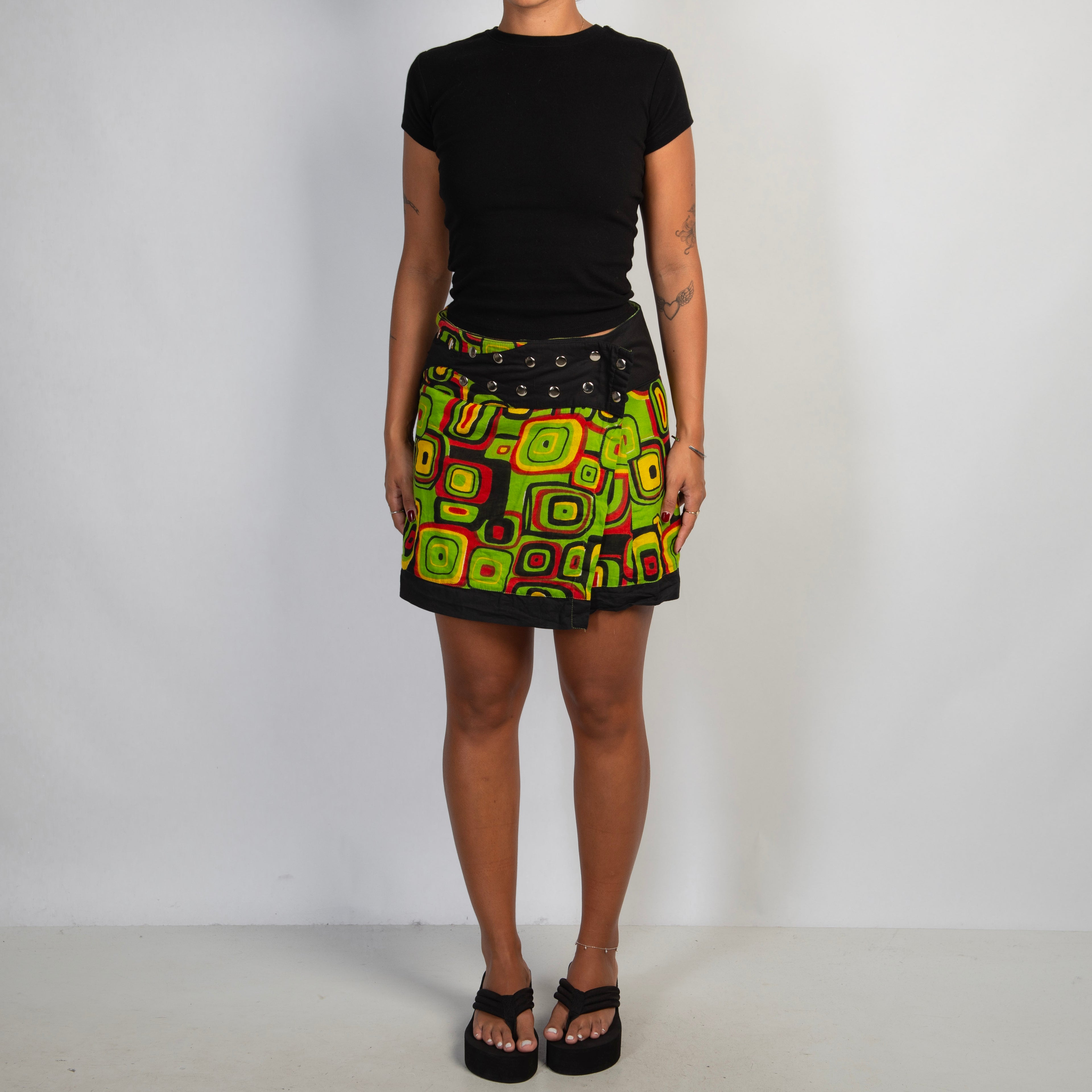 ADJUSTABLE WRAP SKIRT