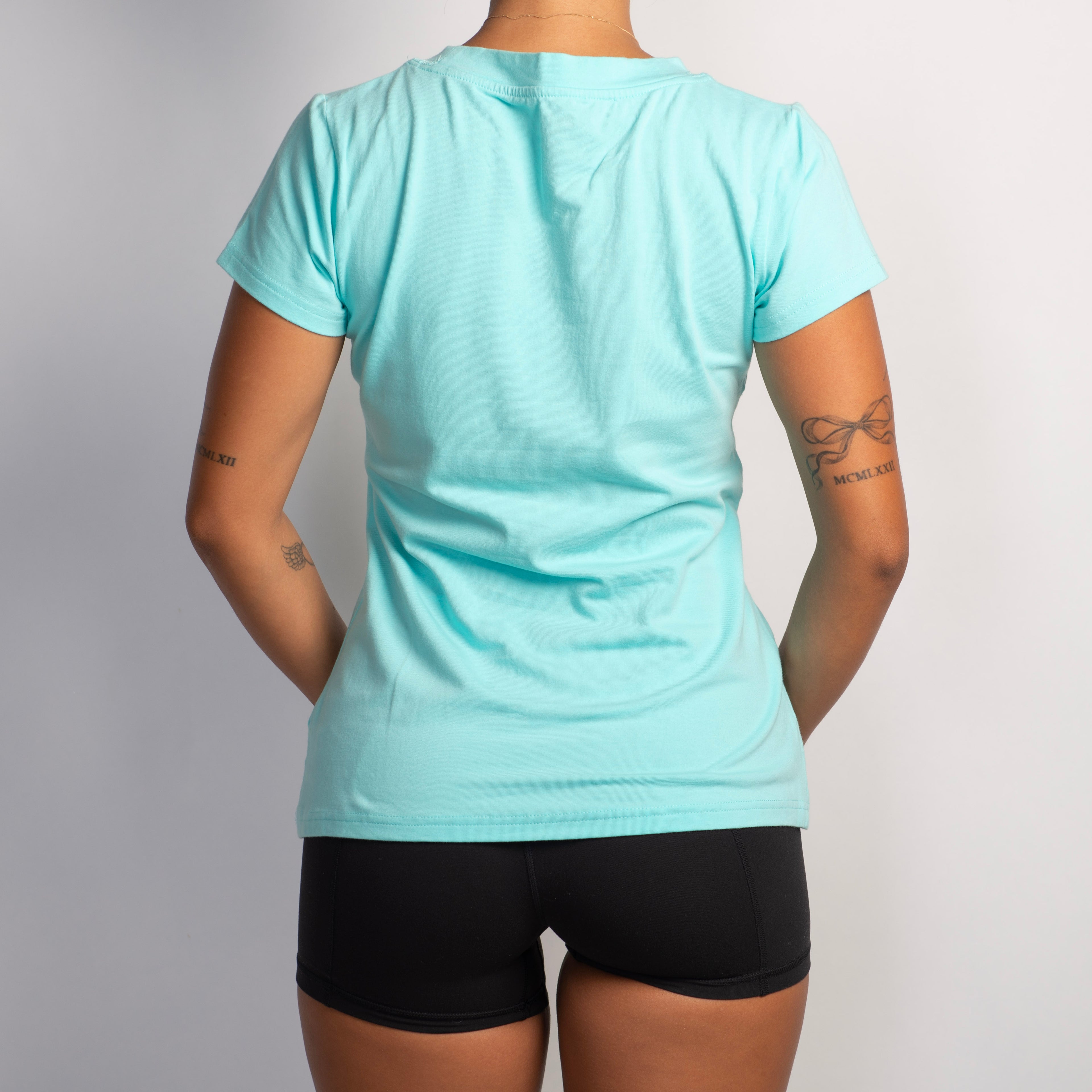 MINT BLUE COTTON TEE