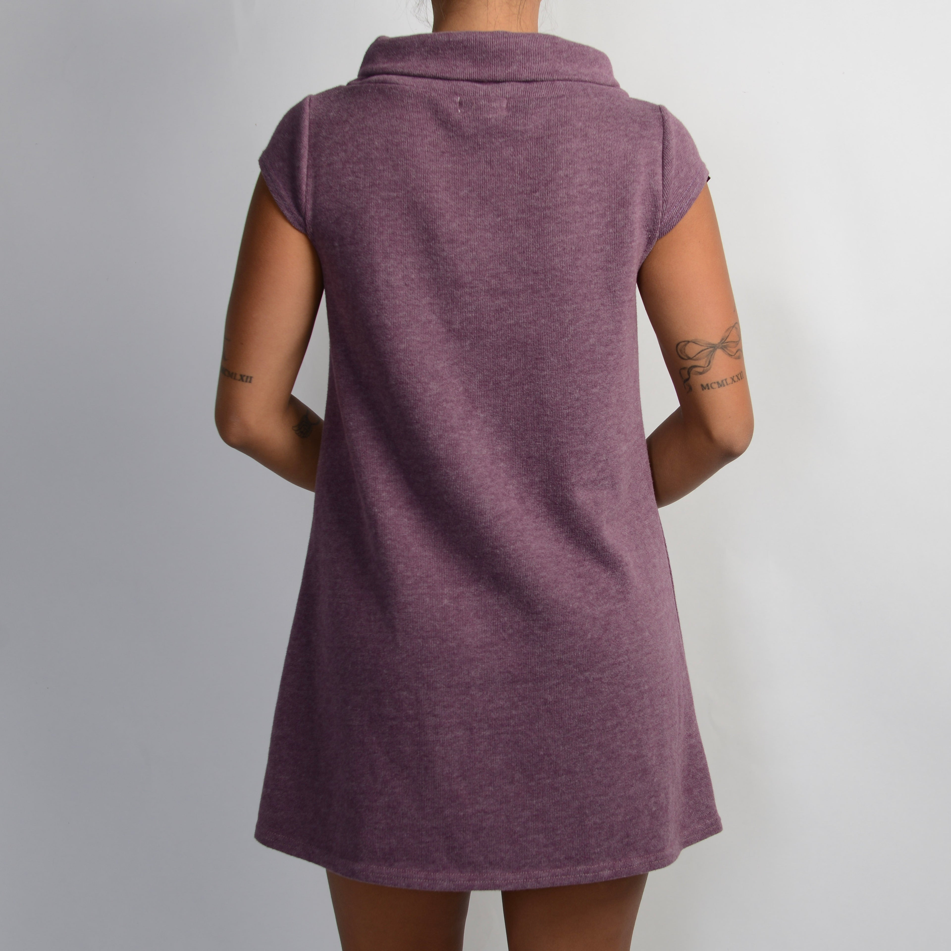 PURPLE A-LINE DRESS