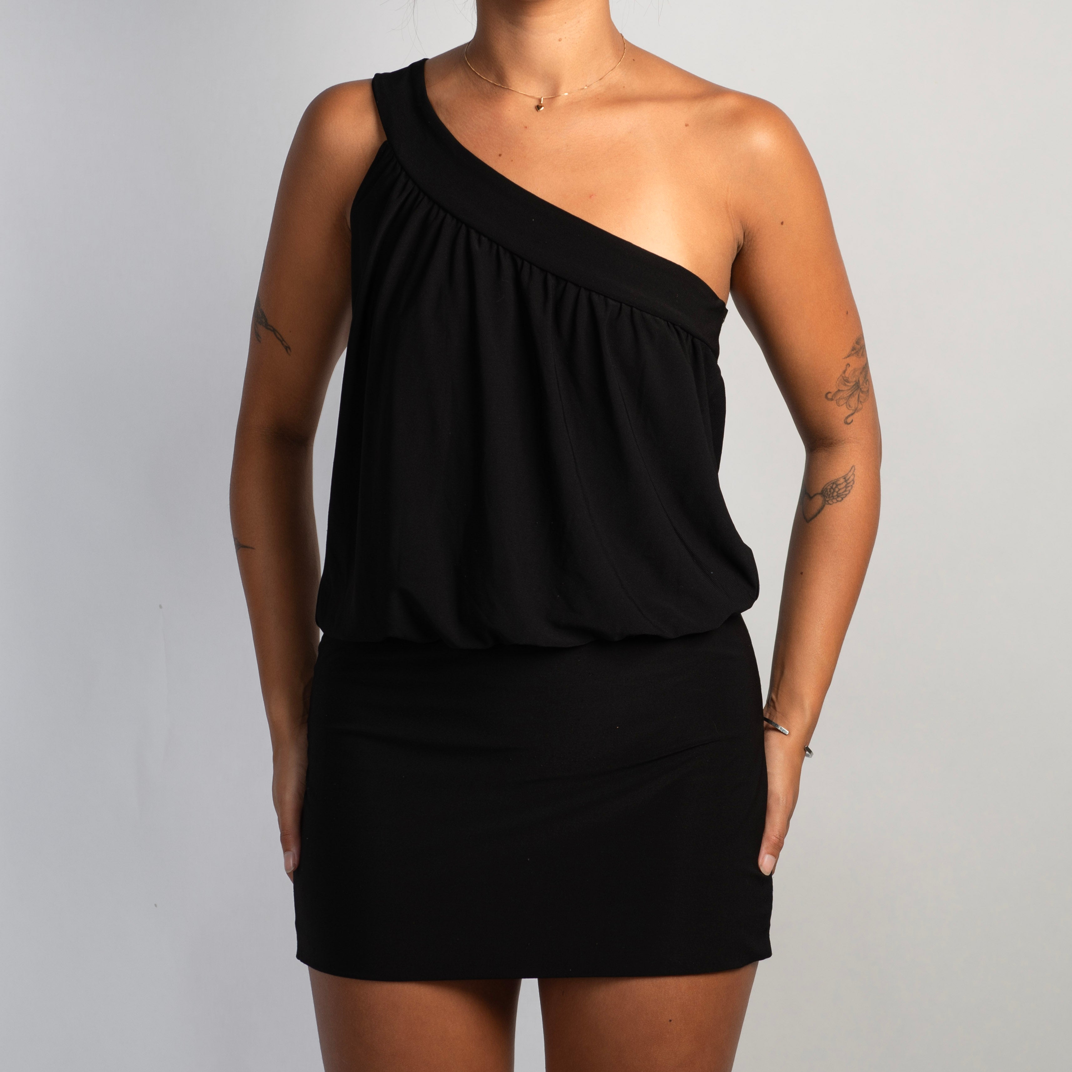 ONE SHOULDER MINI DRESS