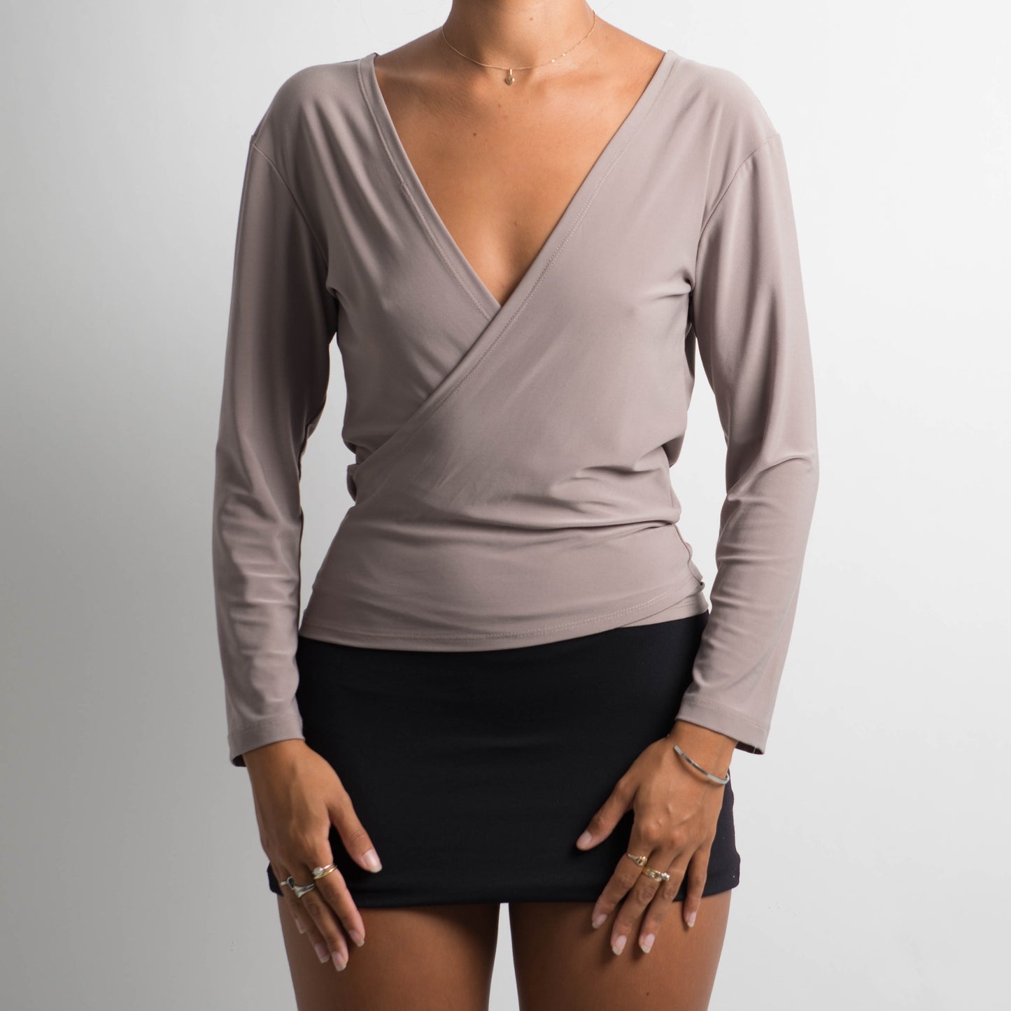 SLINKY WRAP LONG SLEEVE