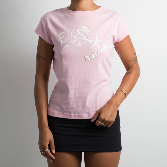 BABY PINK FULLY SICK TEE