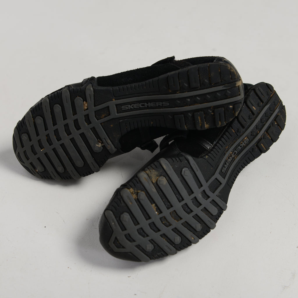 FAUX LEATHER MARY JANE FLATS