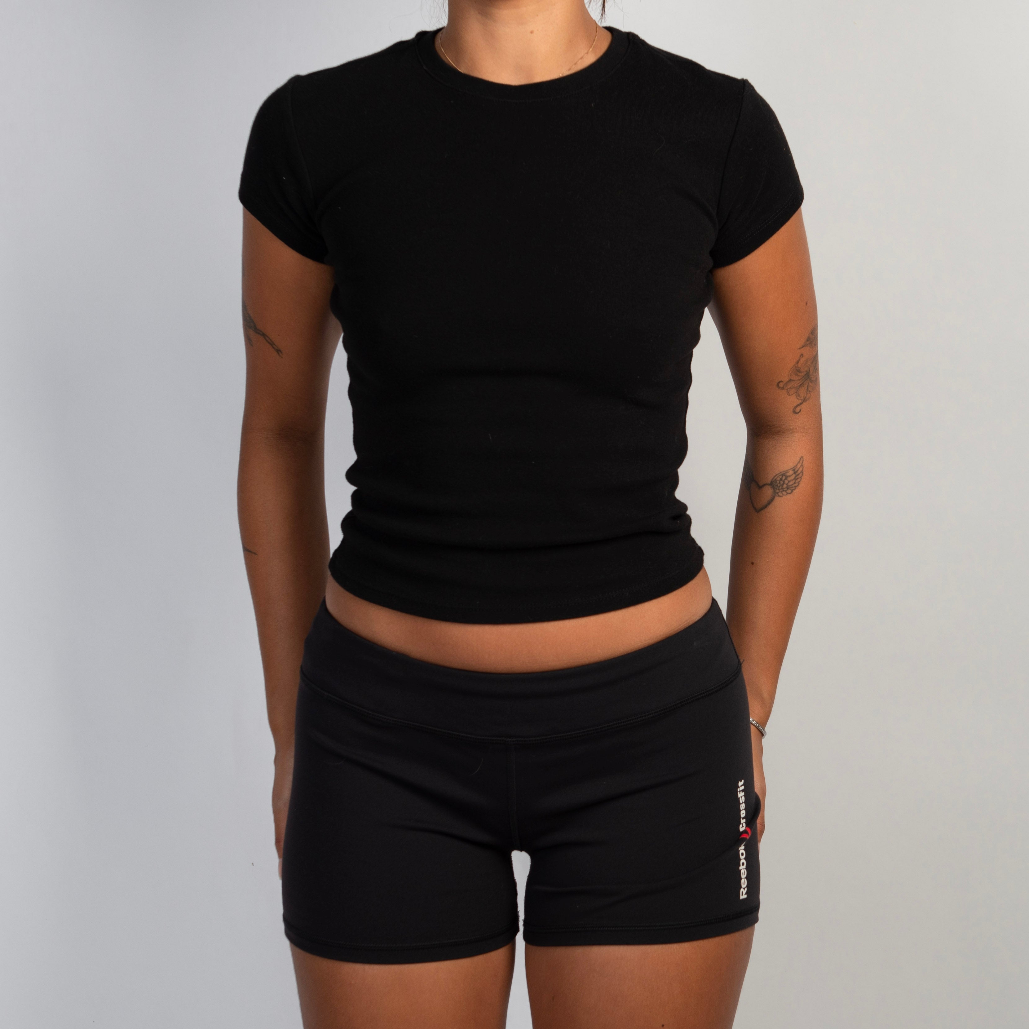 BLACK BIKE SHORTS