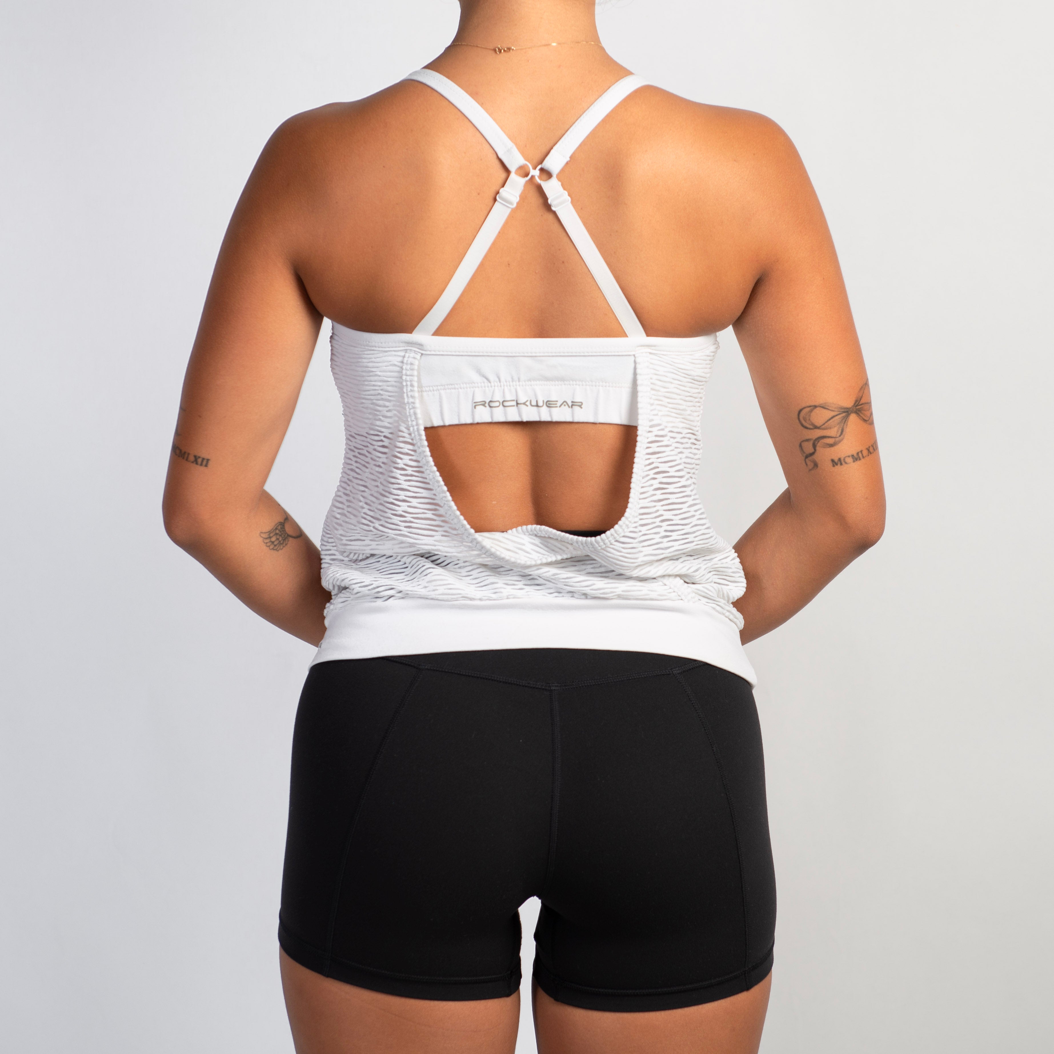 WHITE ACTIVE TANK TOP