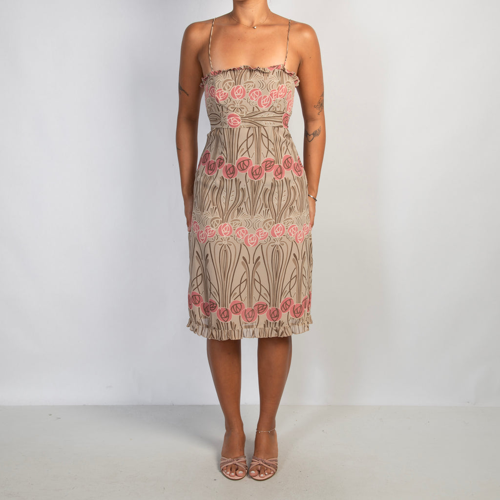 FLORAL MIDI DRESS