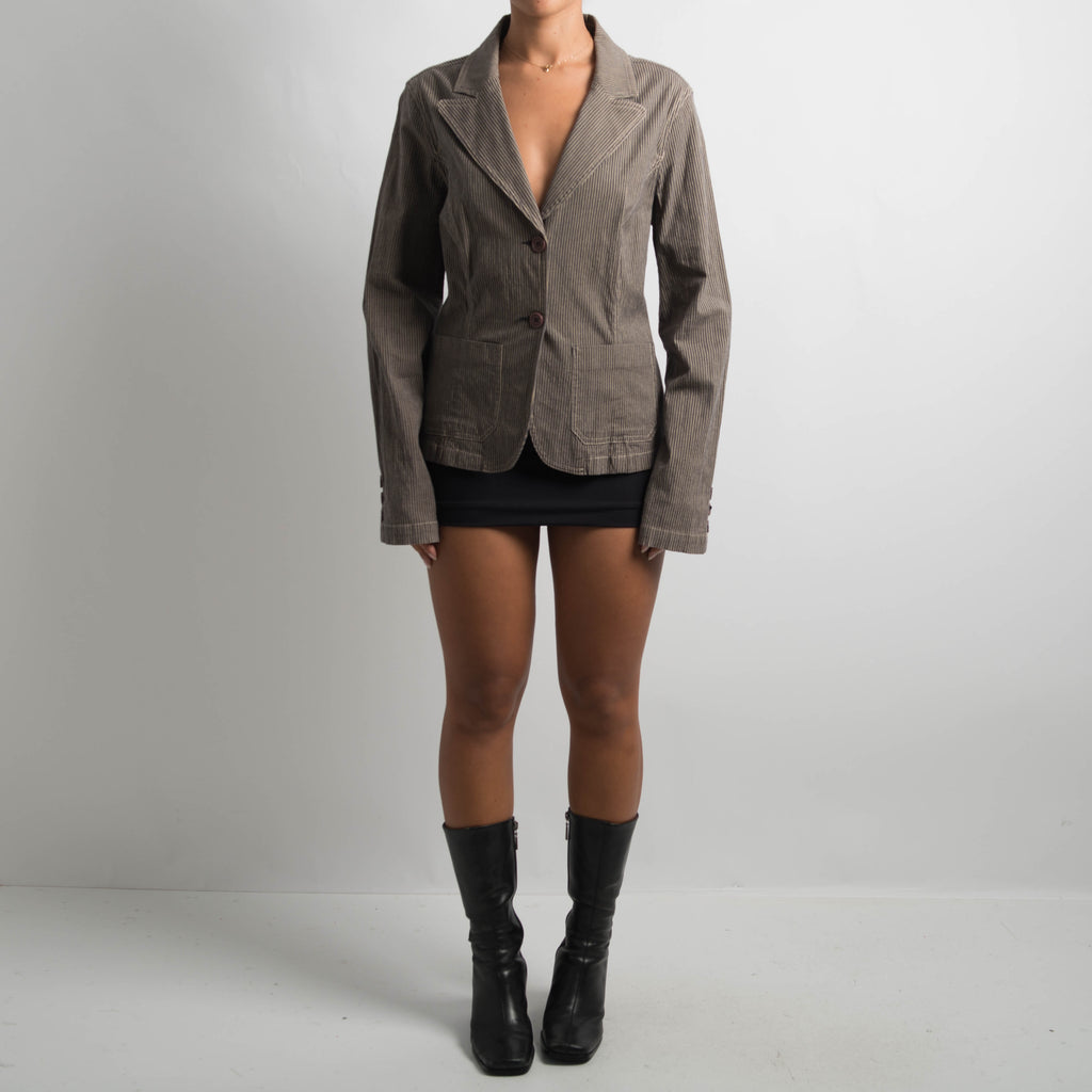 PINSTRIPE COTTON BLAZER