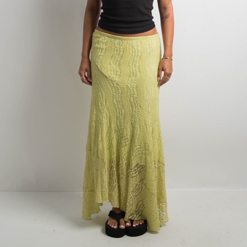 CITRUS LACE MAXI SKIRT