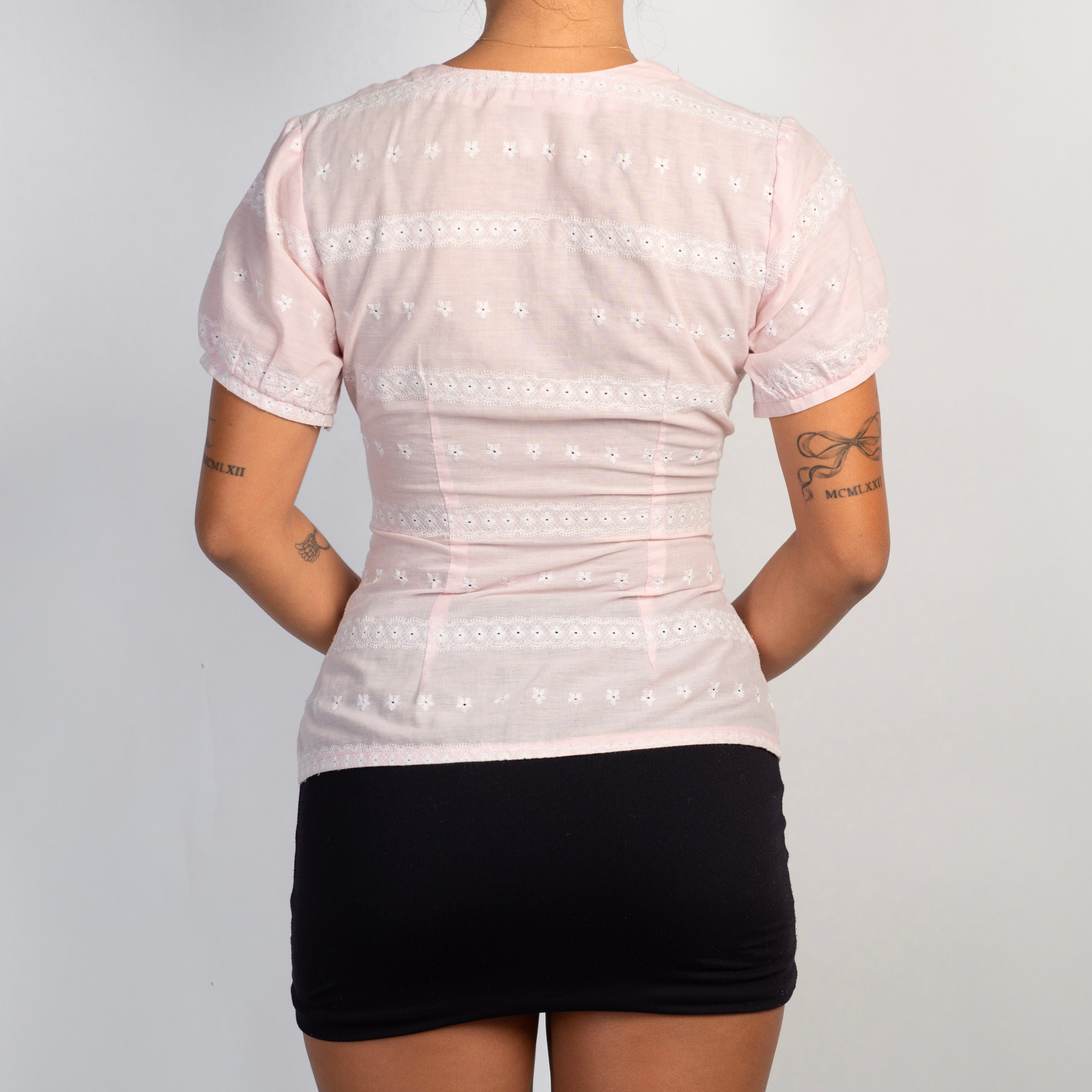 PINK MILKMAID TOP