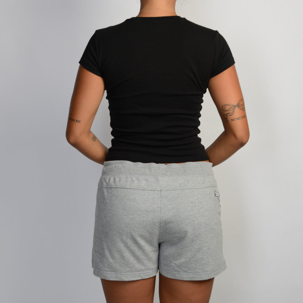 GREY SWEAT SHORTS