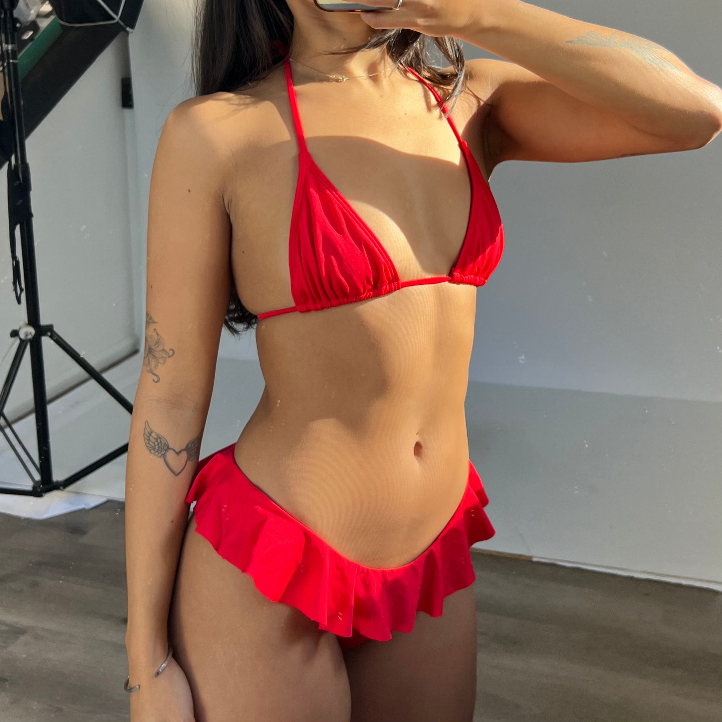CHILLI RUFFLE BIKINI BOTTOM