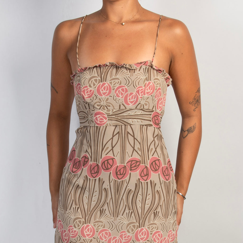FLORAL MIDI DRESS