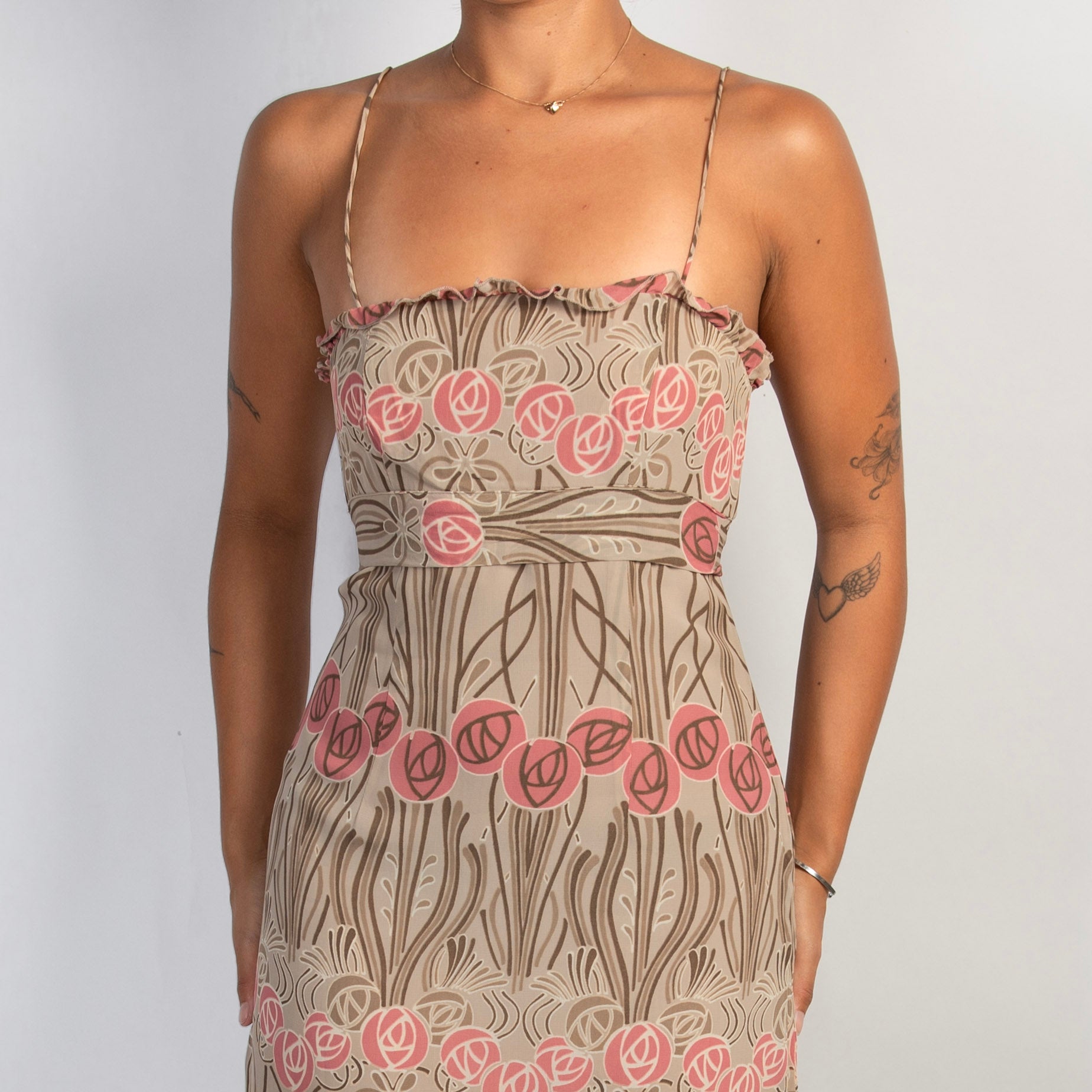FLORAL MIDI DRESS