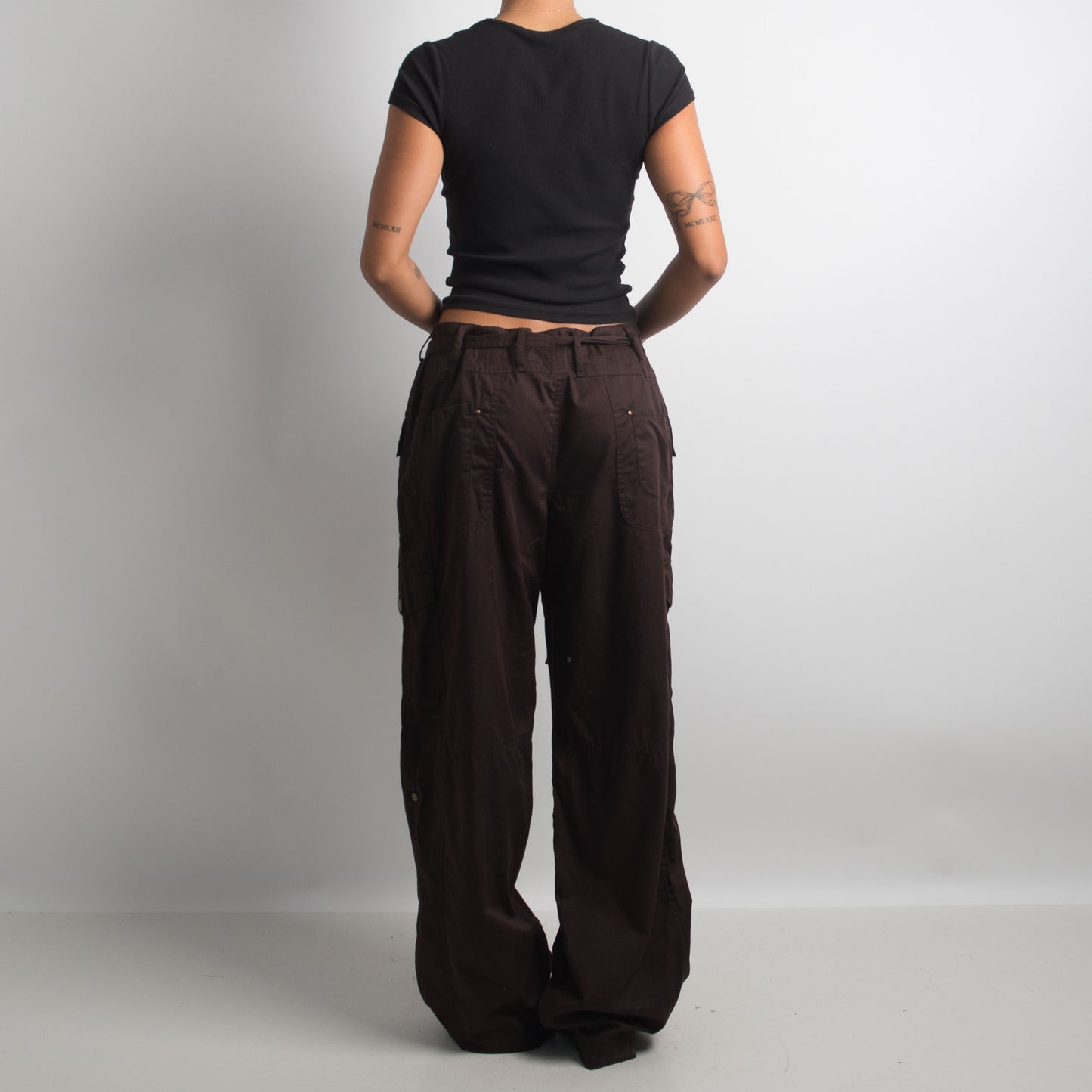 BROWN CARGO PANTS