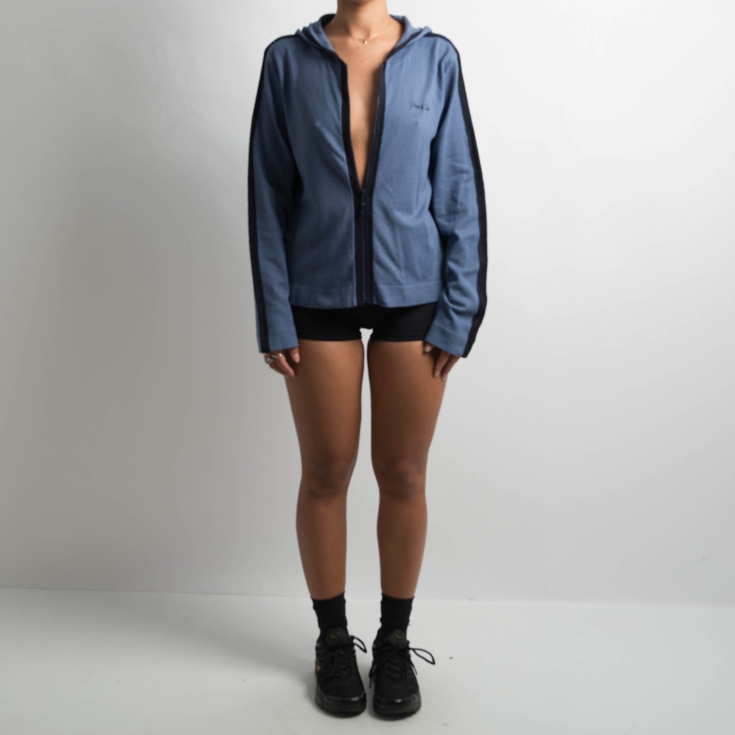 BLUE KNIT JACKET