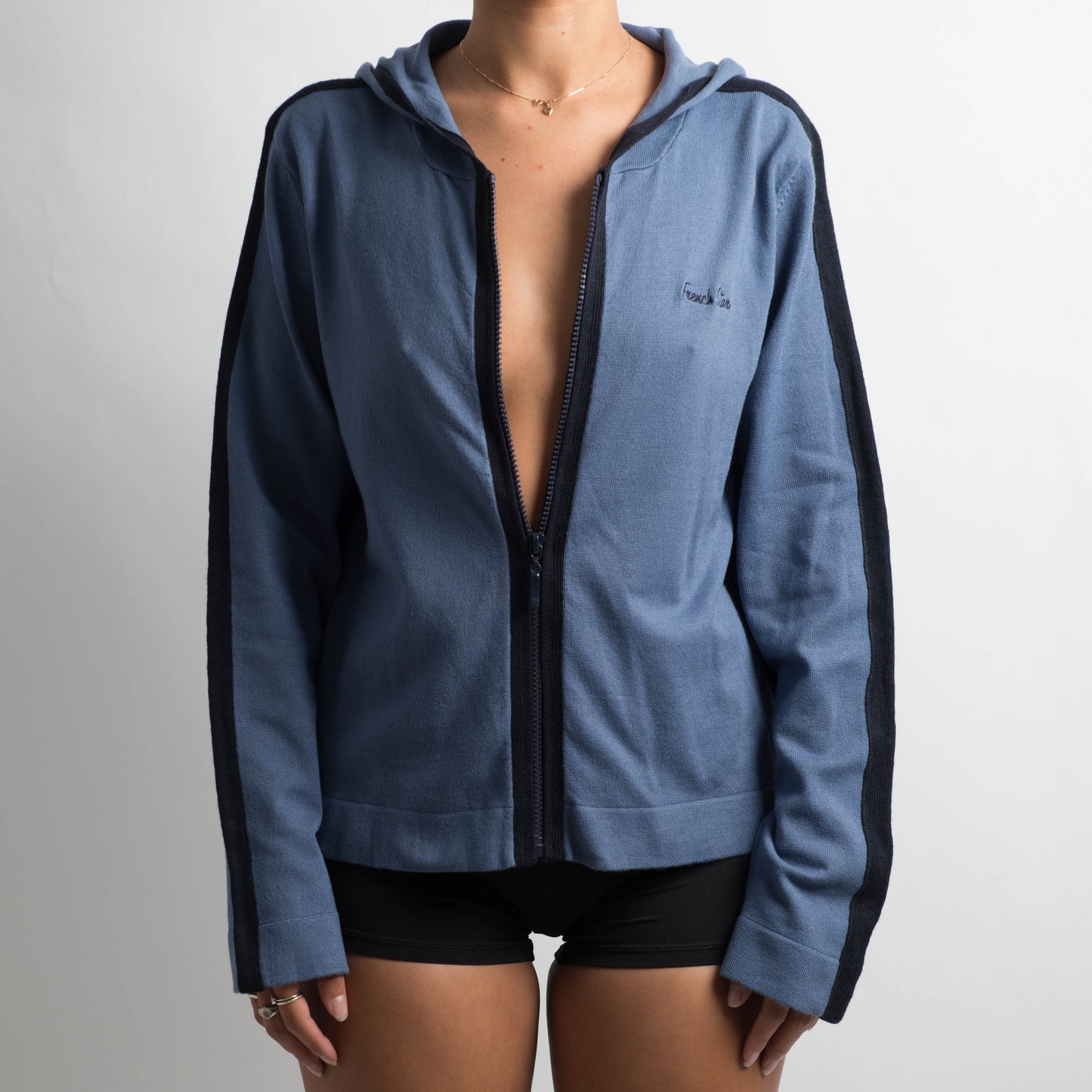 BLUE KNIT JACKET