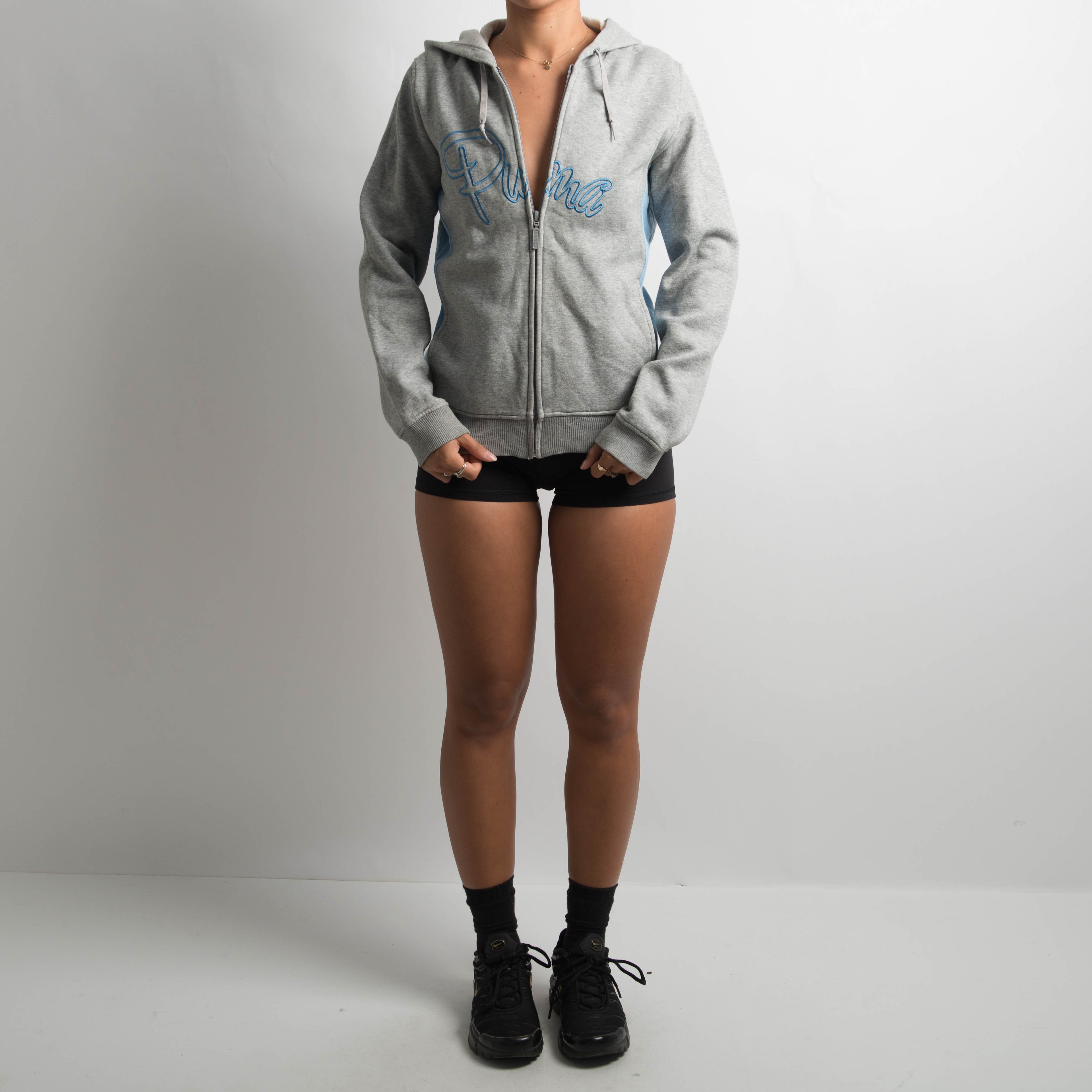 GREY FLEECE ZIP JACKET