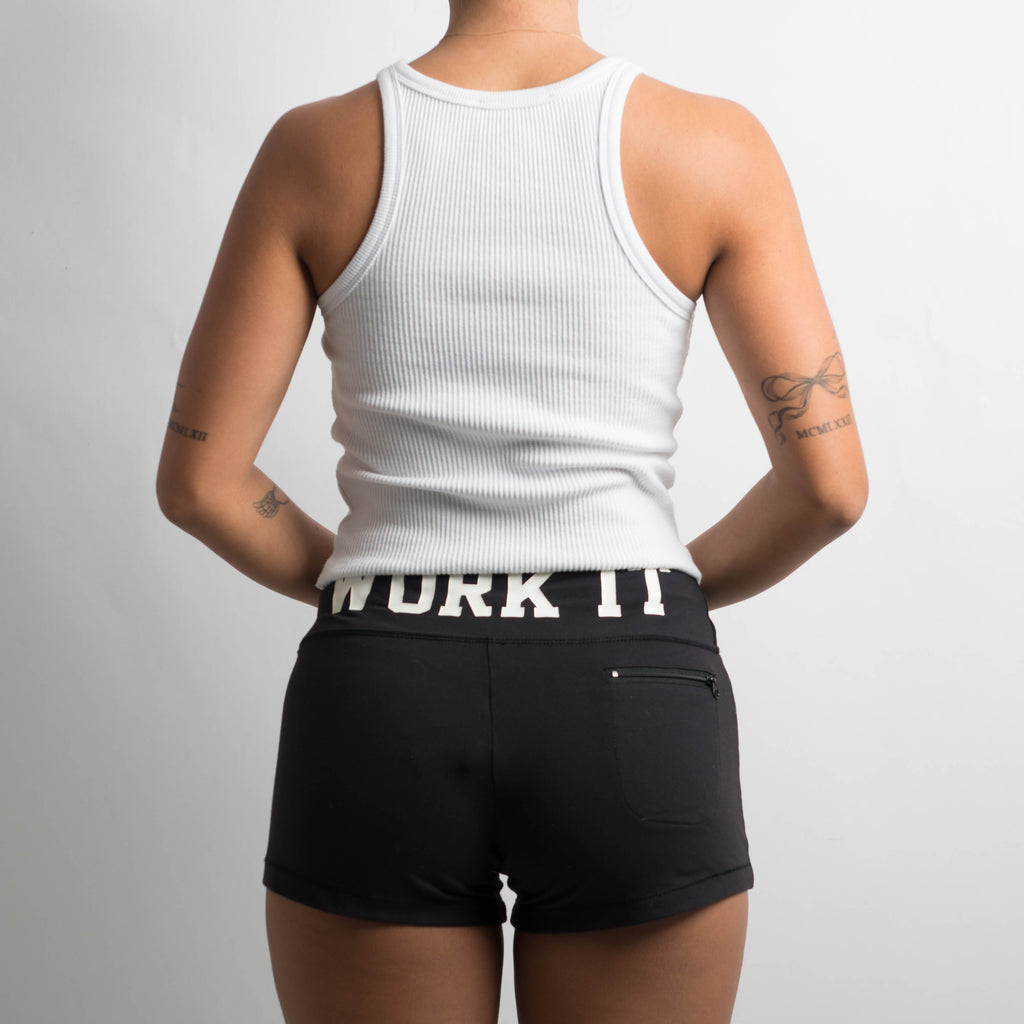 DRAWSTRING KICK SHORTS