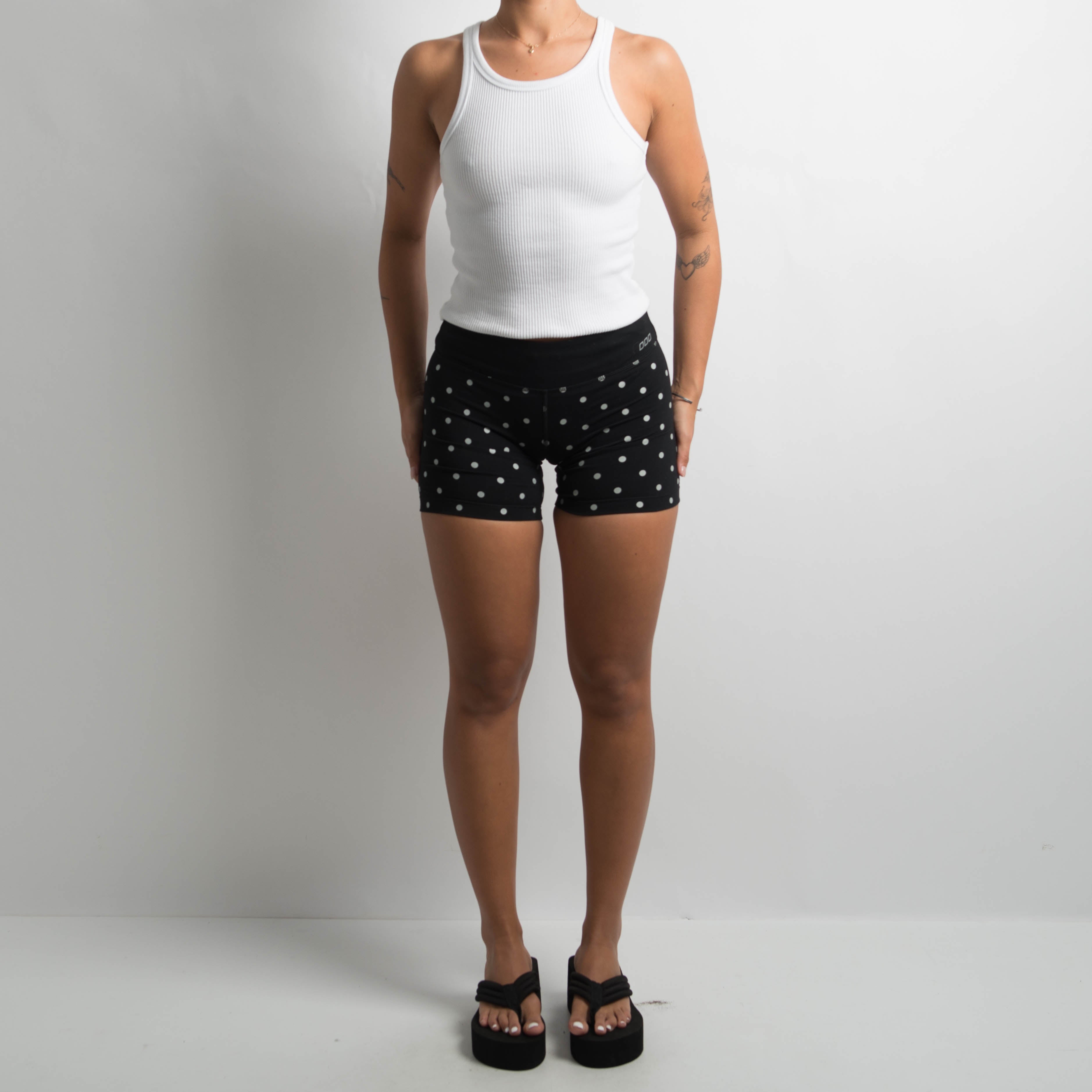 POLKA DOT MINI SHORTS