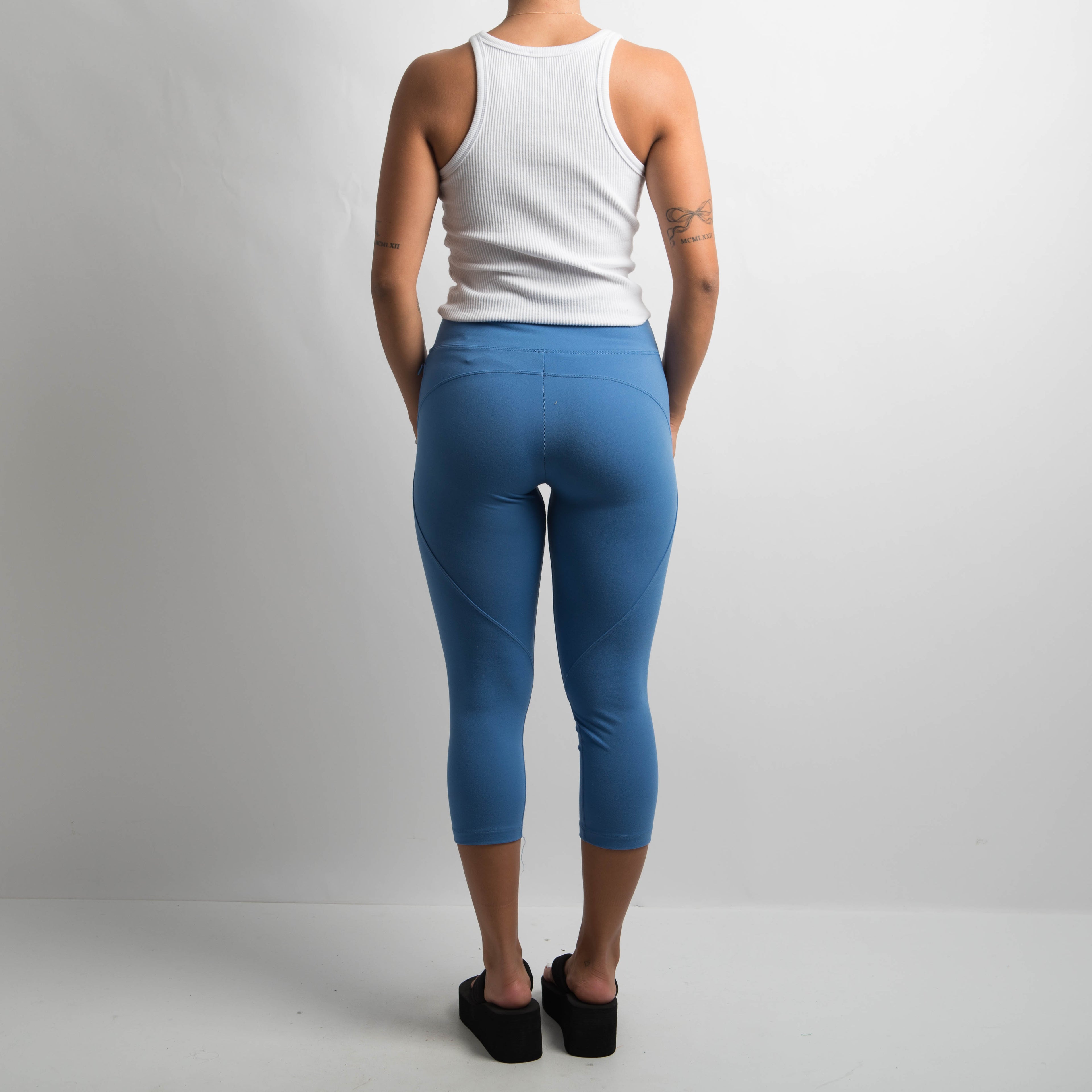 BLUE 3/4 TIGHTS