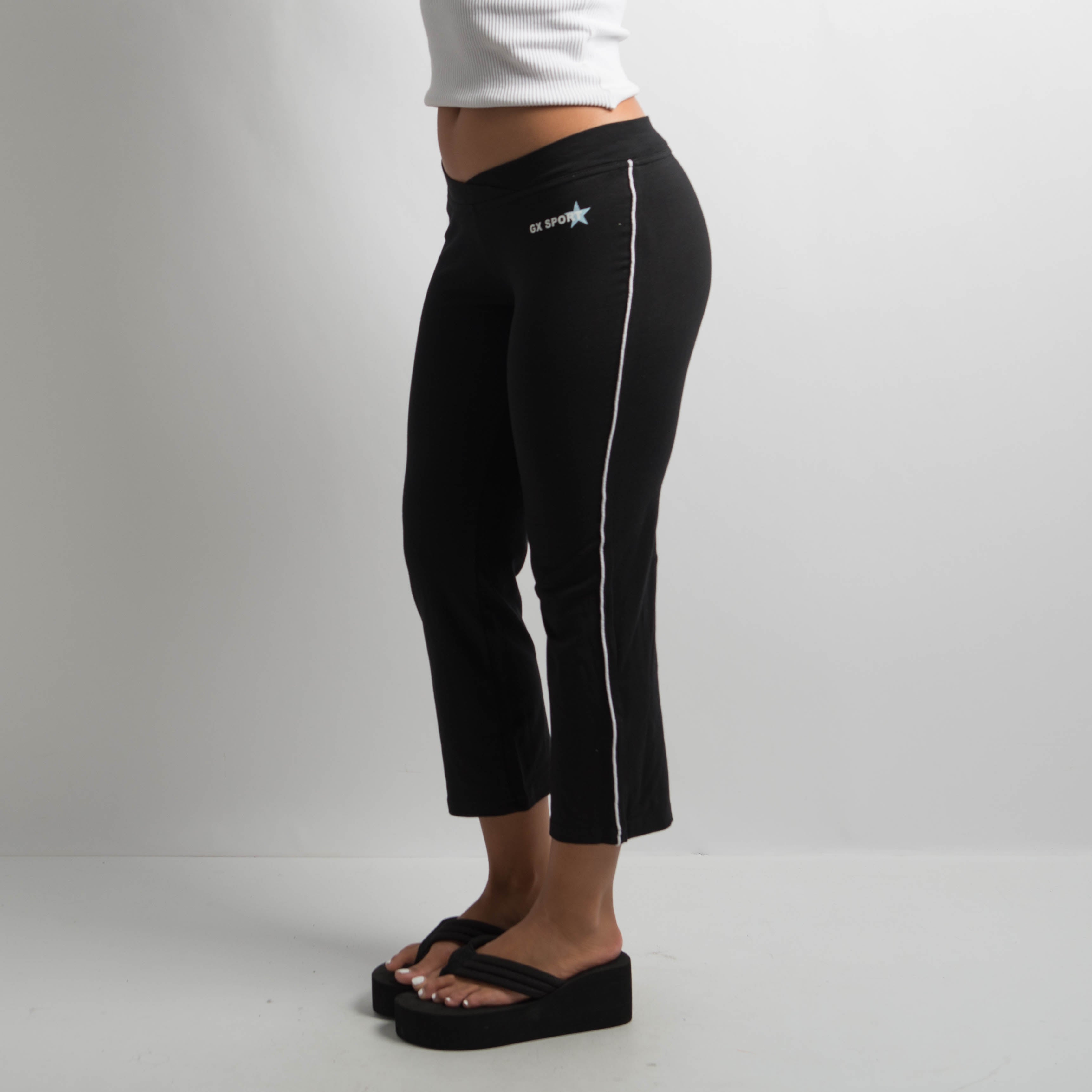 V WAIST CROP LEGGINGS