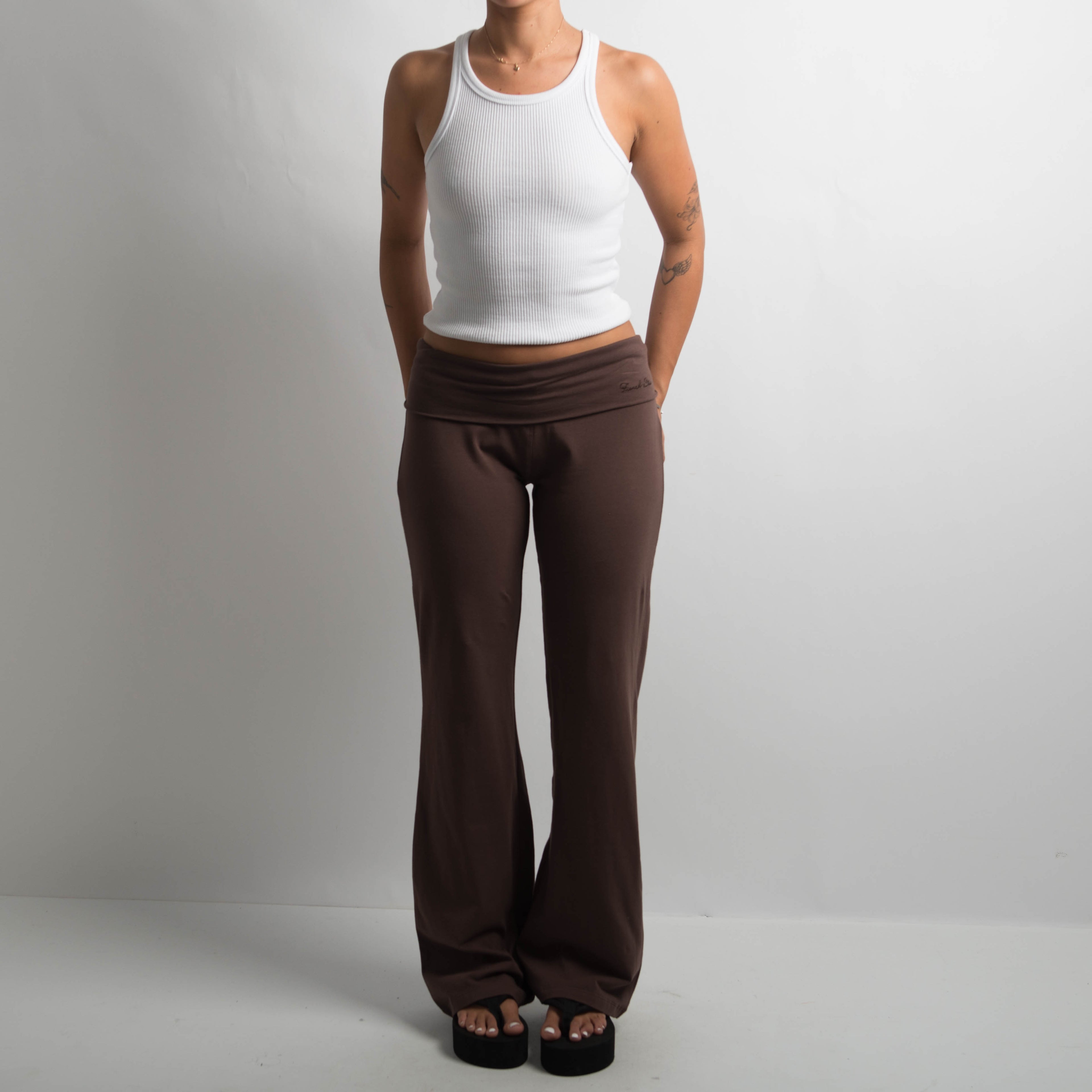 FOLD OVER FLARE LEGGINGS