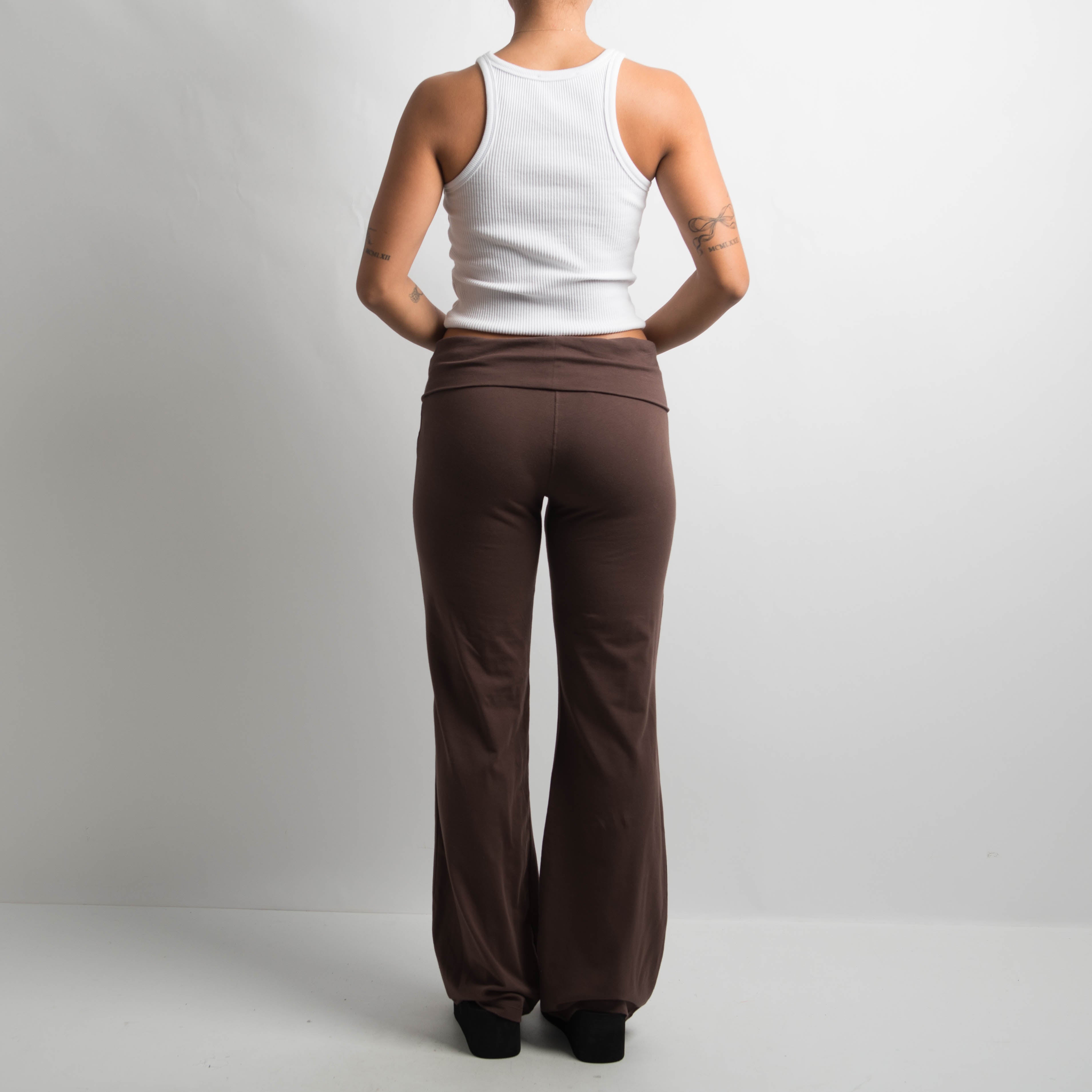 FOLD OVER FLARE LEGGINGS