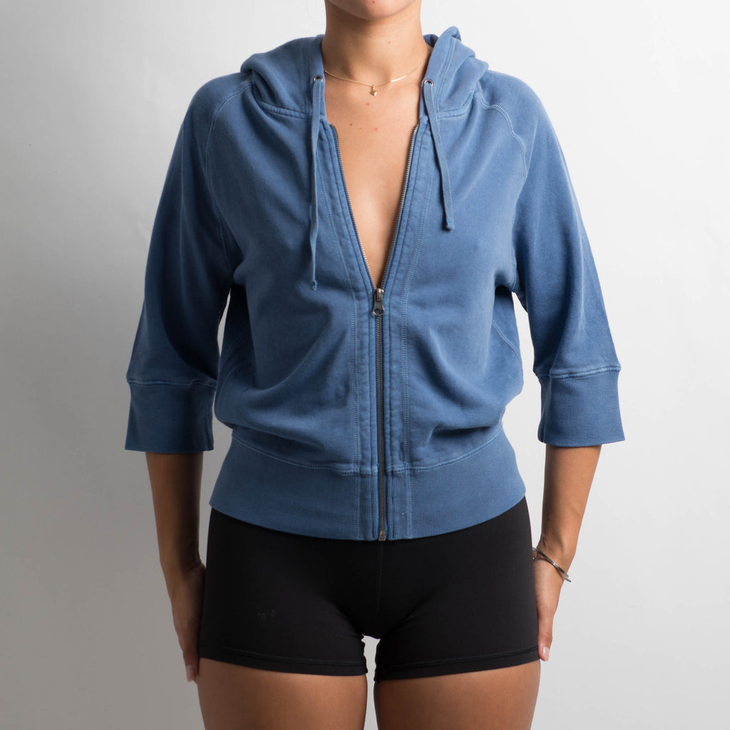 BLUE 1/2 SLEEVE JACKET