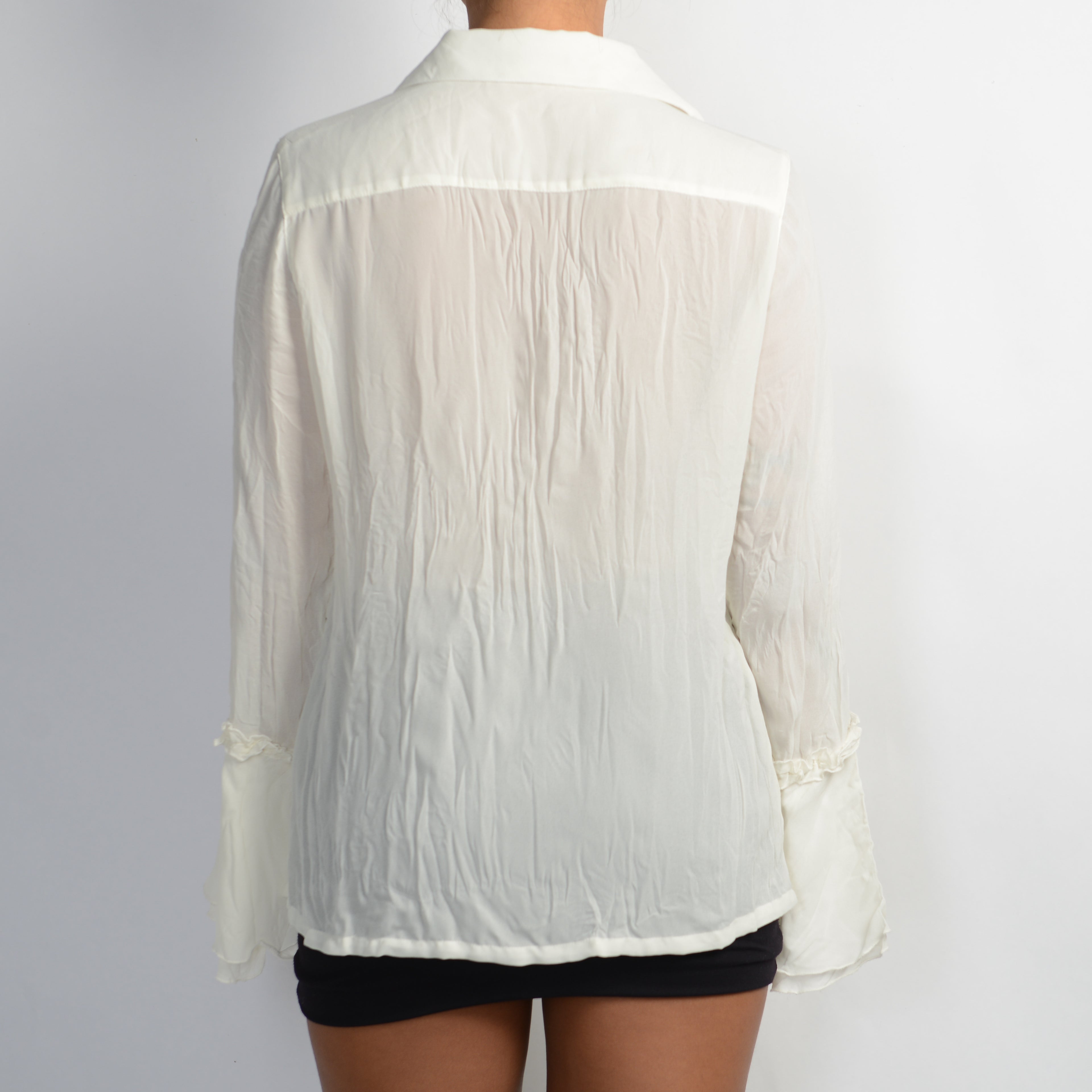 CREAM SHEER BLOUSE