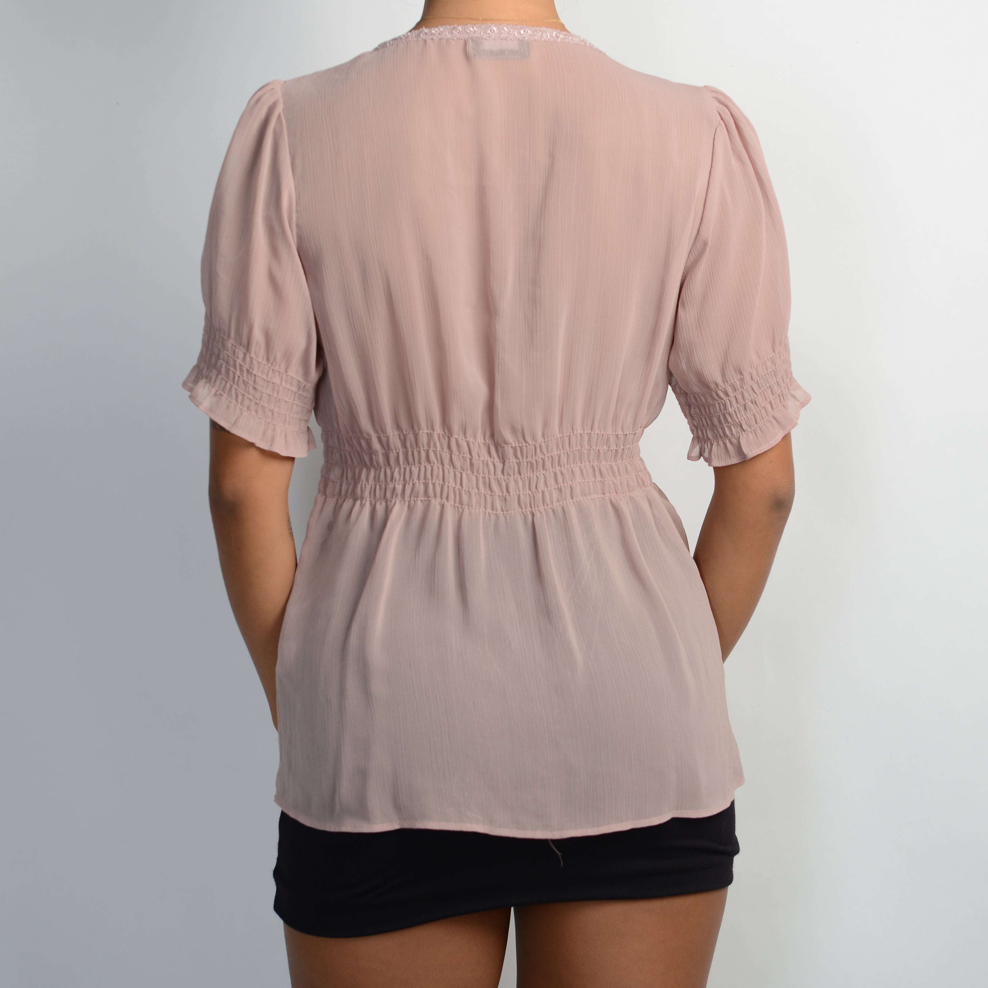 SHEER PINK BLOUSE