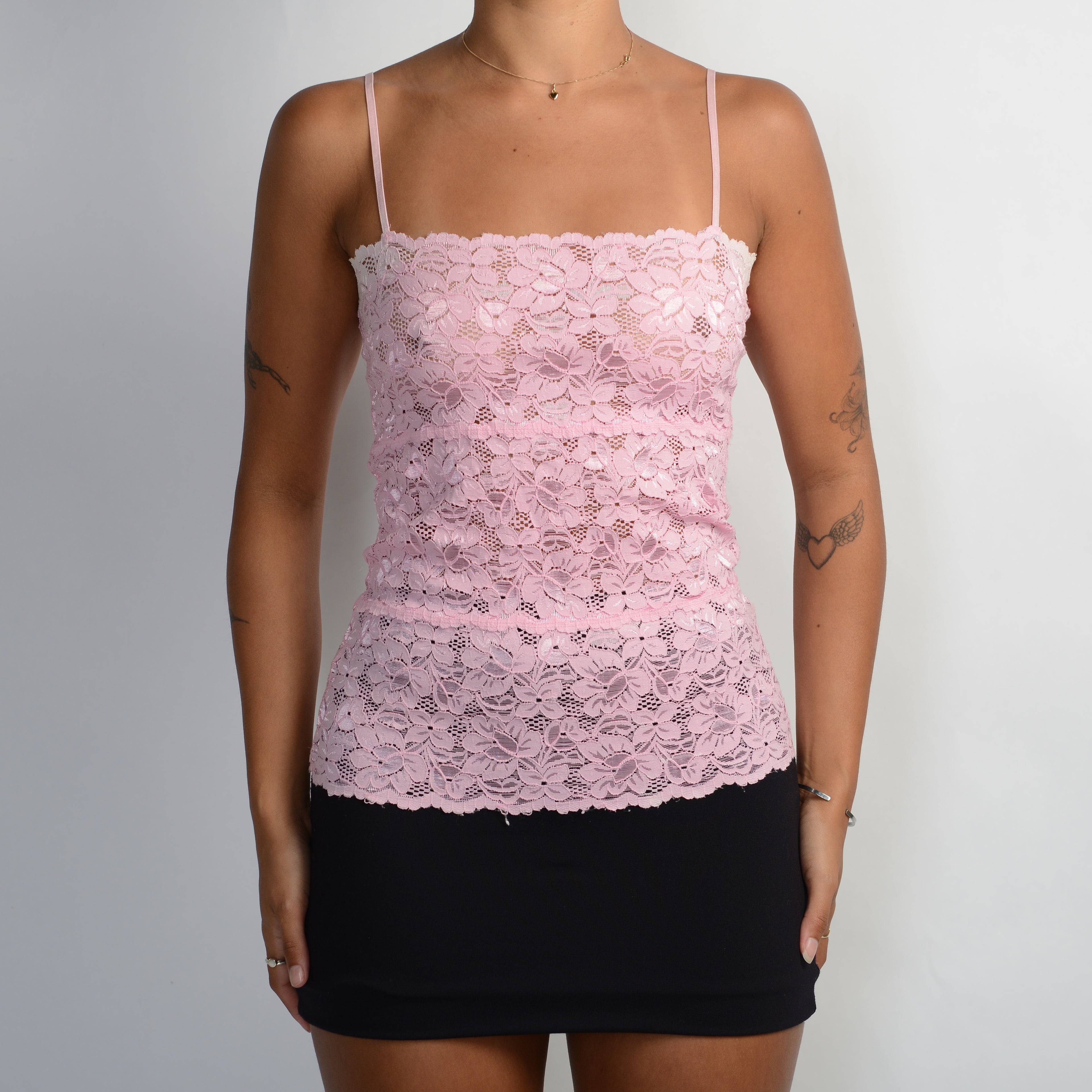 PINK LACE CAMISOLE