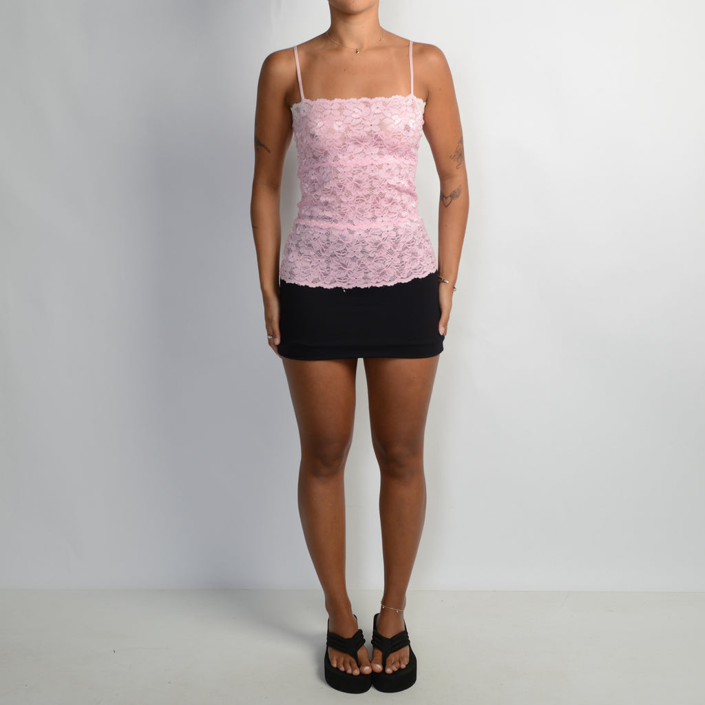 PINK LACE CAMISOLE