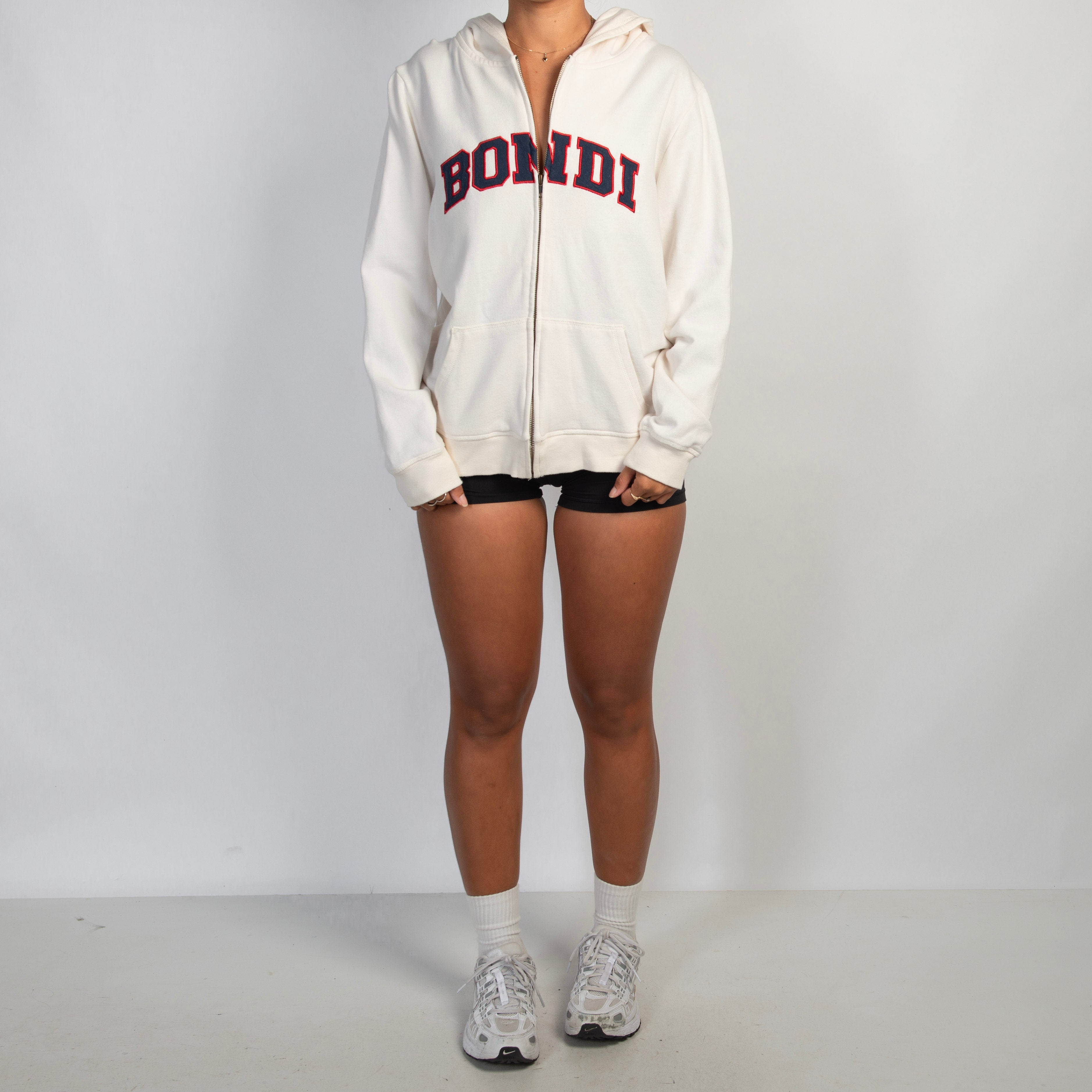 OFF WHITE ZIP HOODIE JACKET
