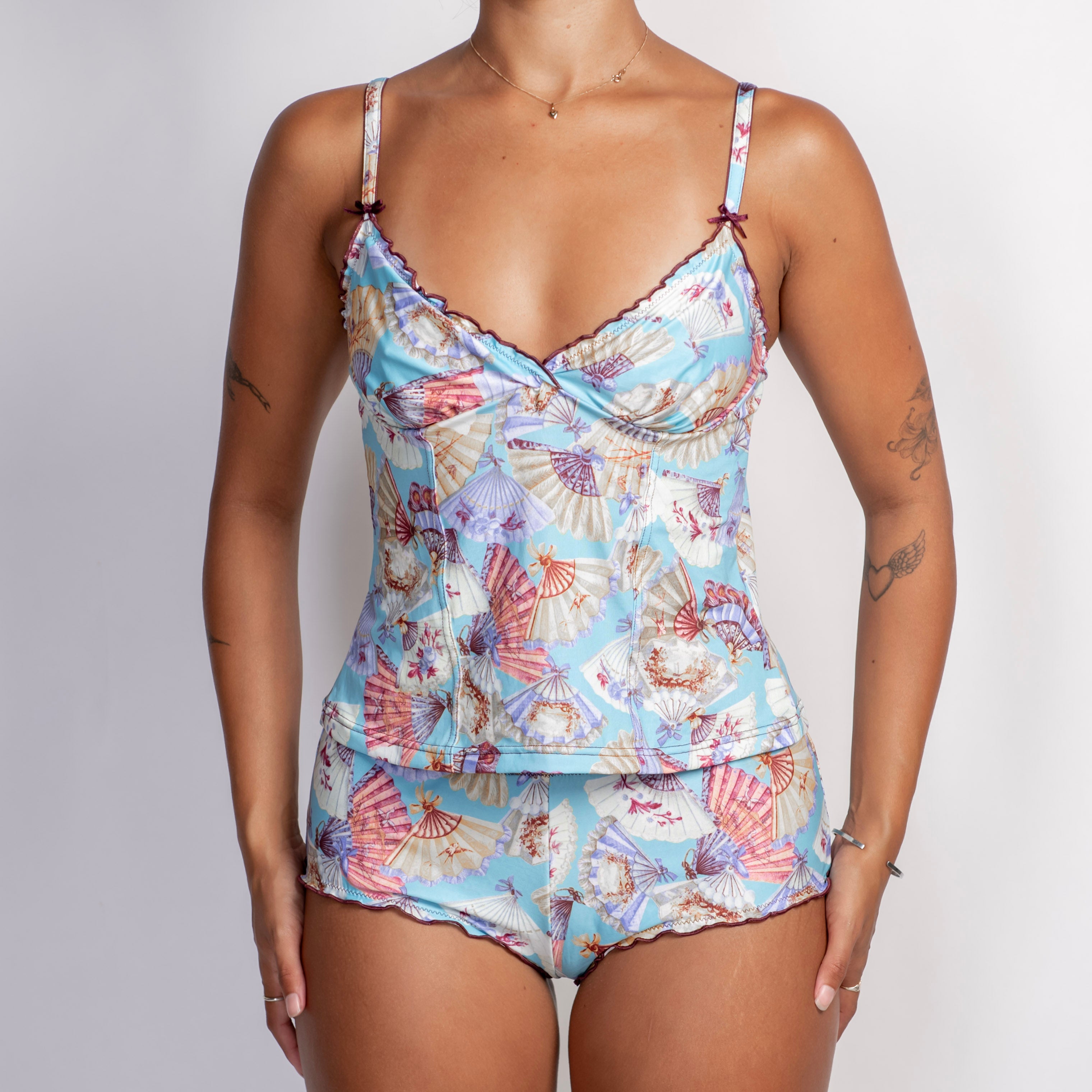 PATTERN CAMISOLE SET