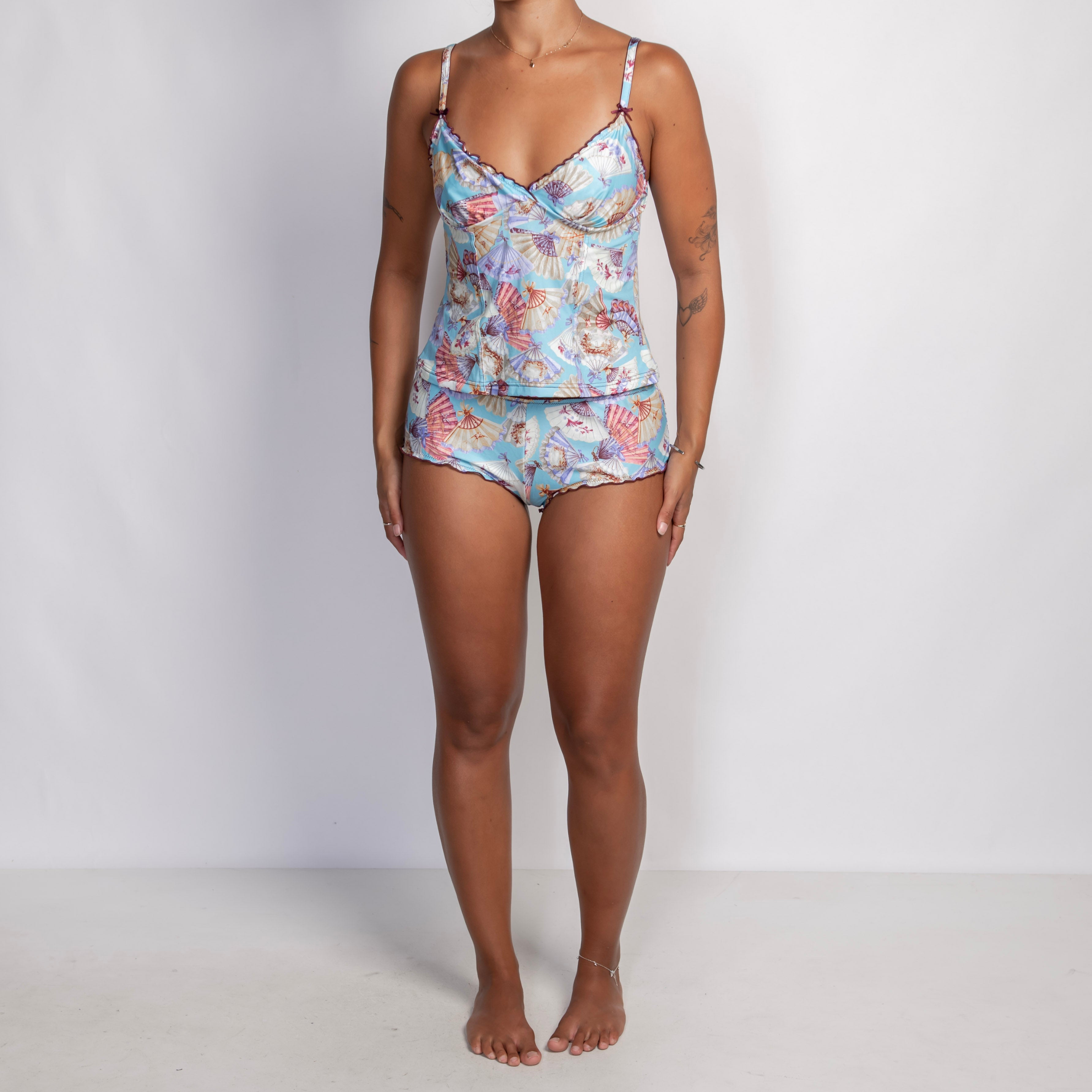 PATTERN CAMISOLE SET