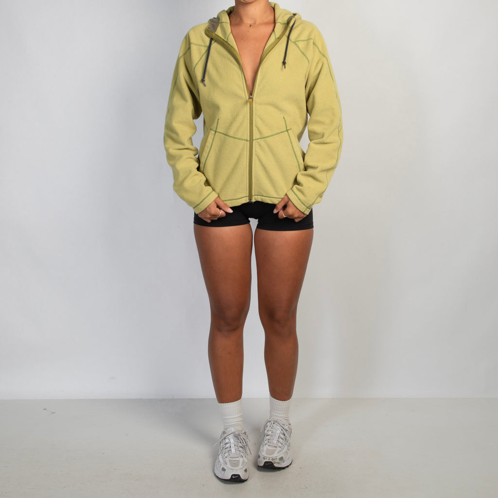 LIME FLEECE ZIP JACKET