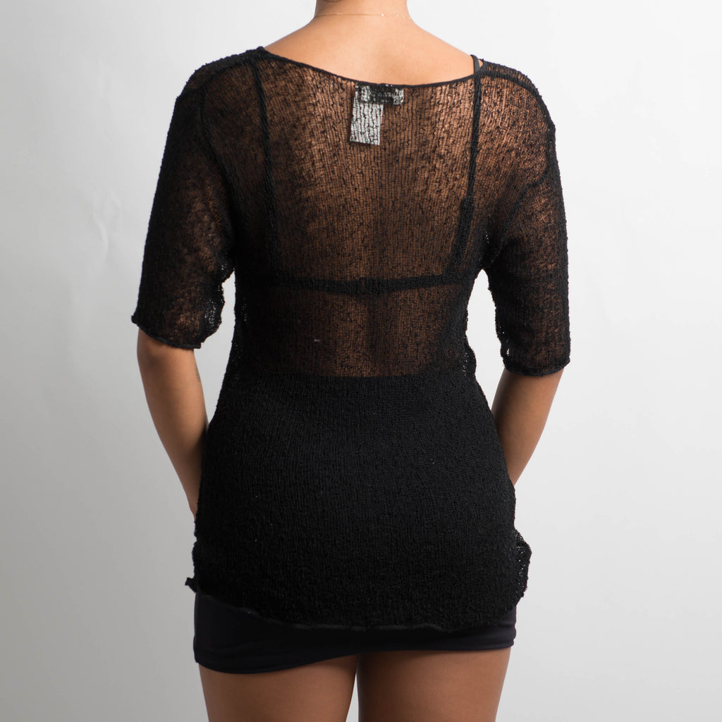 SHEER BLACK TOP