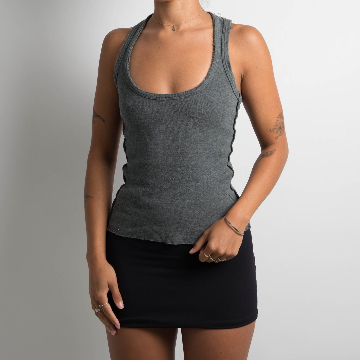 GREY RACERBANK SINGLET