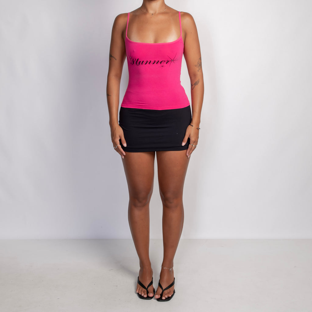 HOT PINK COTTON CAMISOLE