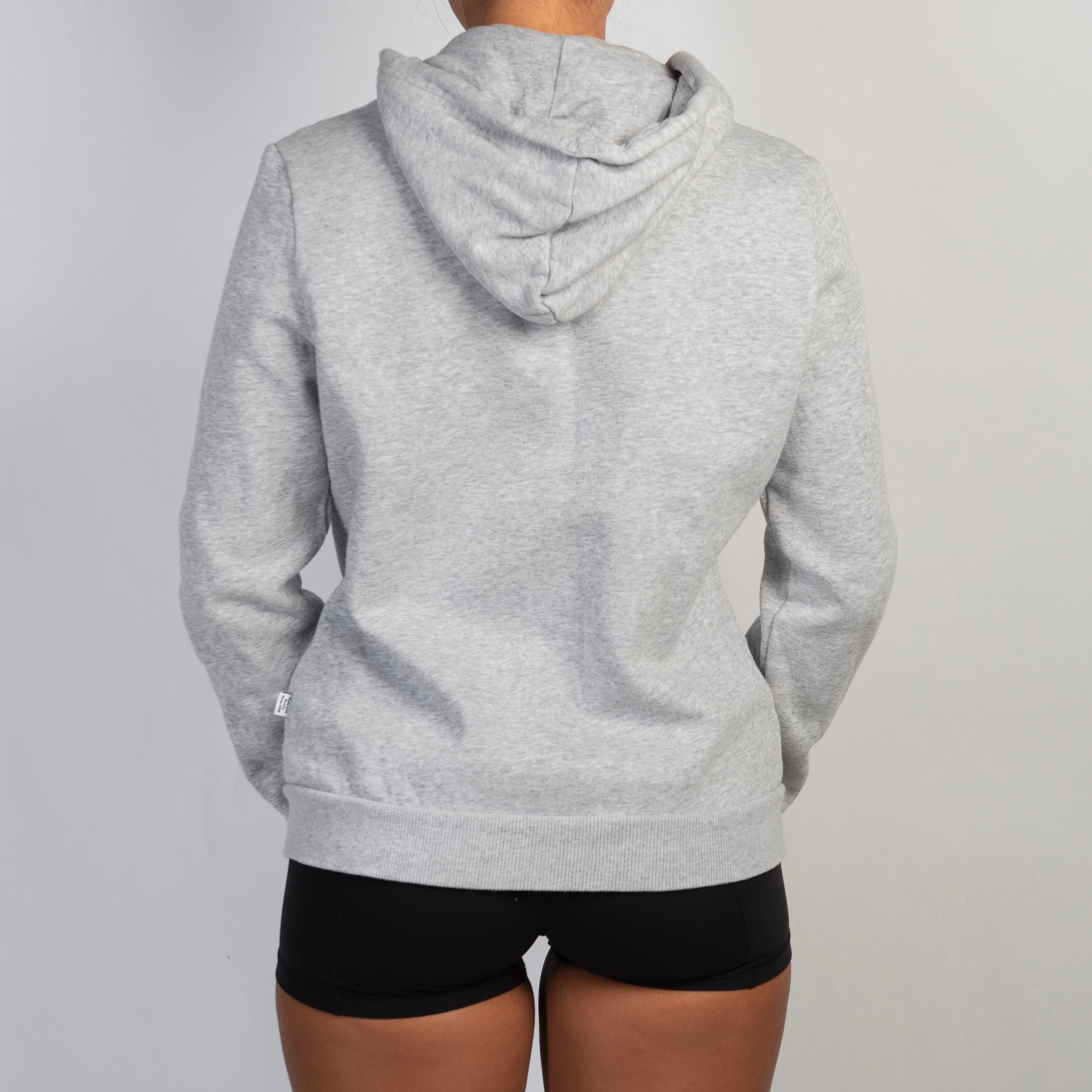 GREY ZIP HOODIE JACKET