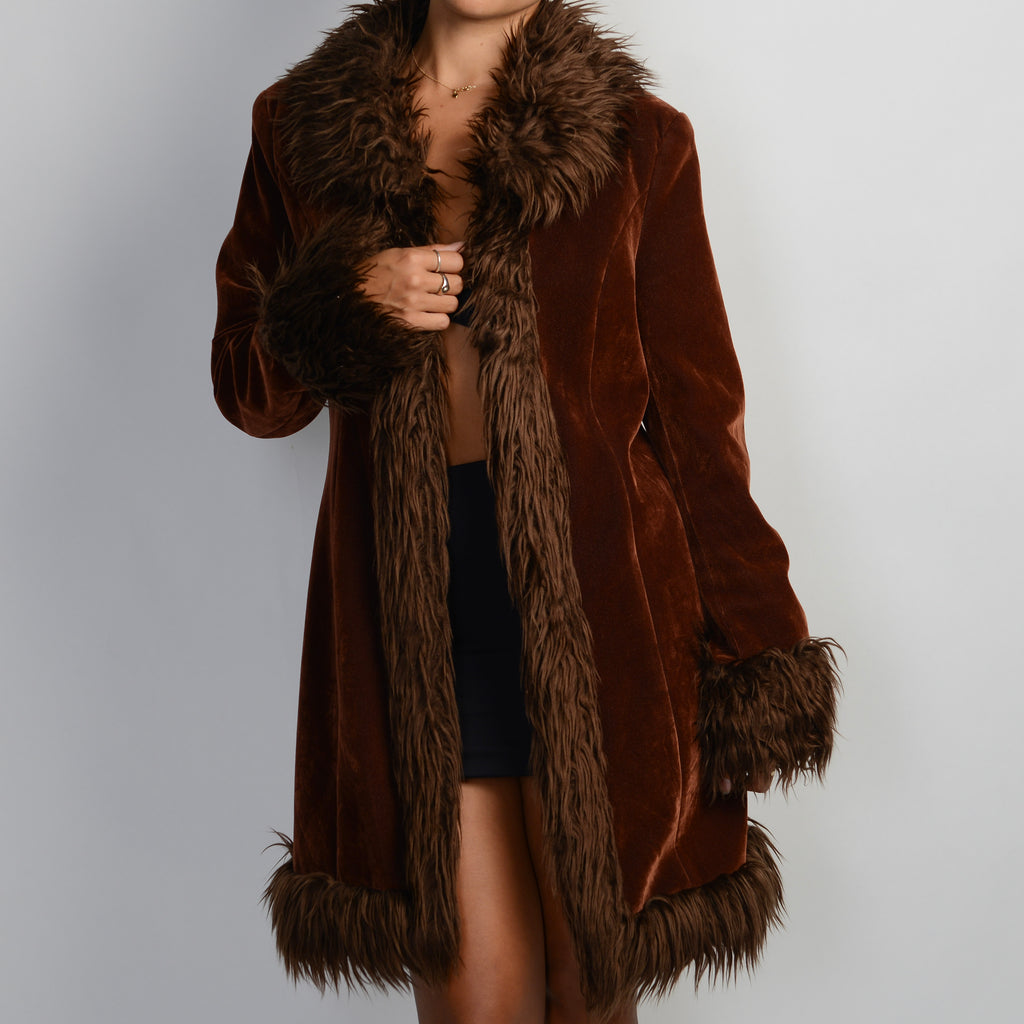 BROWN PENNY LANE COAT