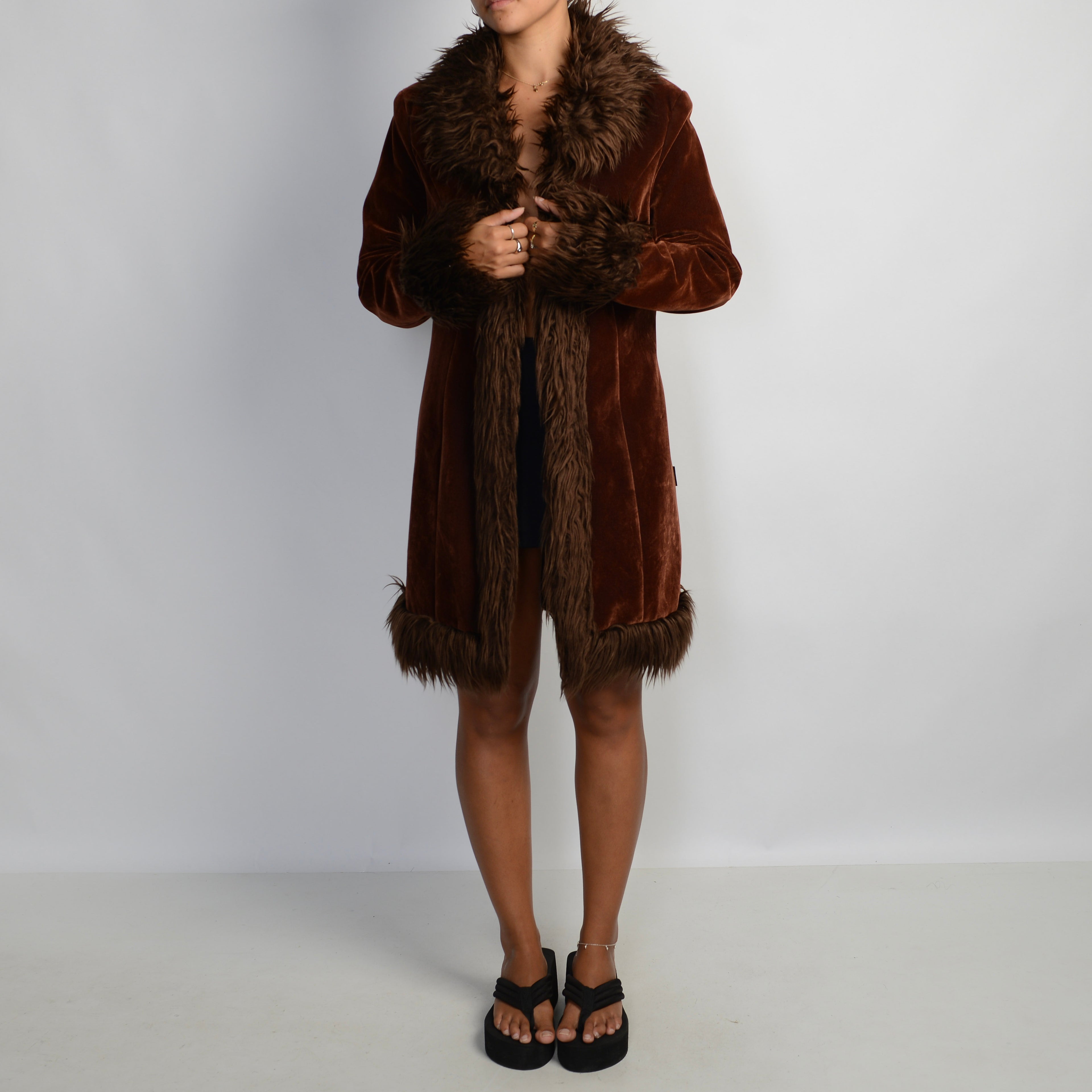 BROWN PENNY LANE COAT