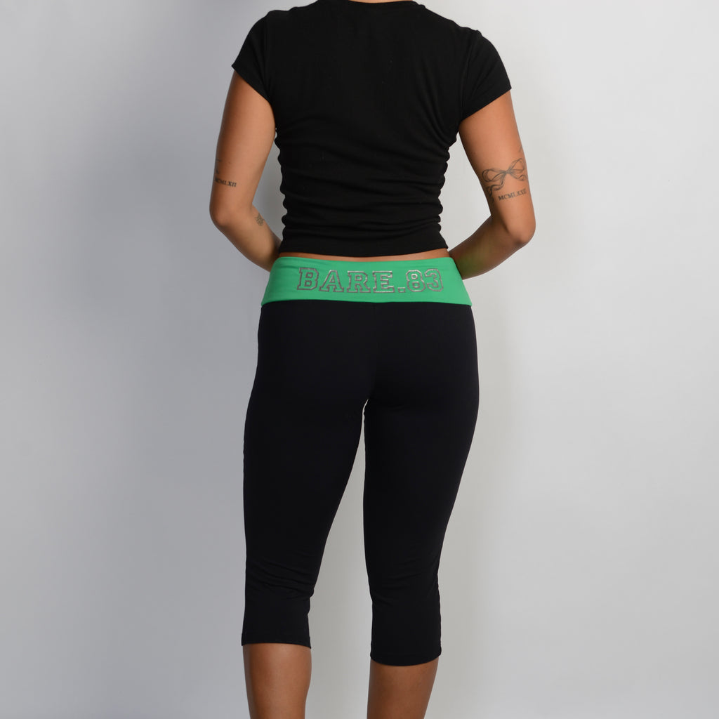 GREEN CONTRAST TIGHTS