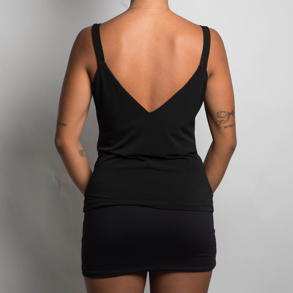 BLACK SLINKY CAMISOLE